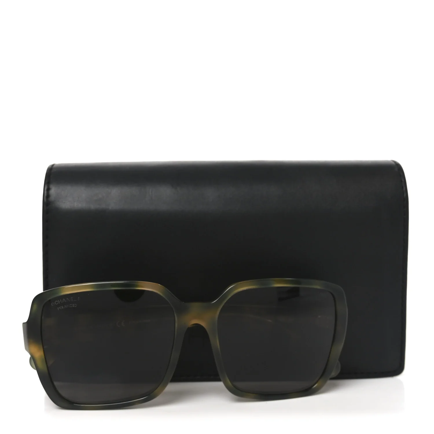 Acetate Square Sunglasses 5408 Green - Image 7