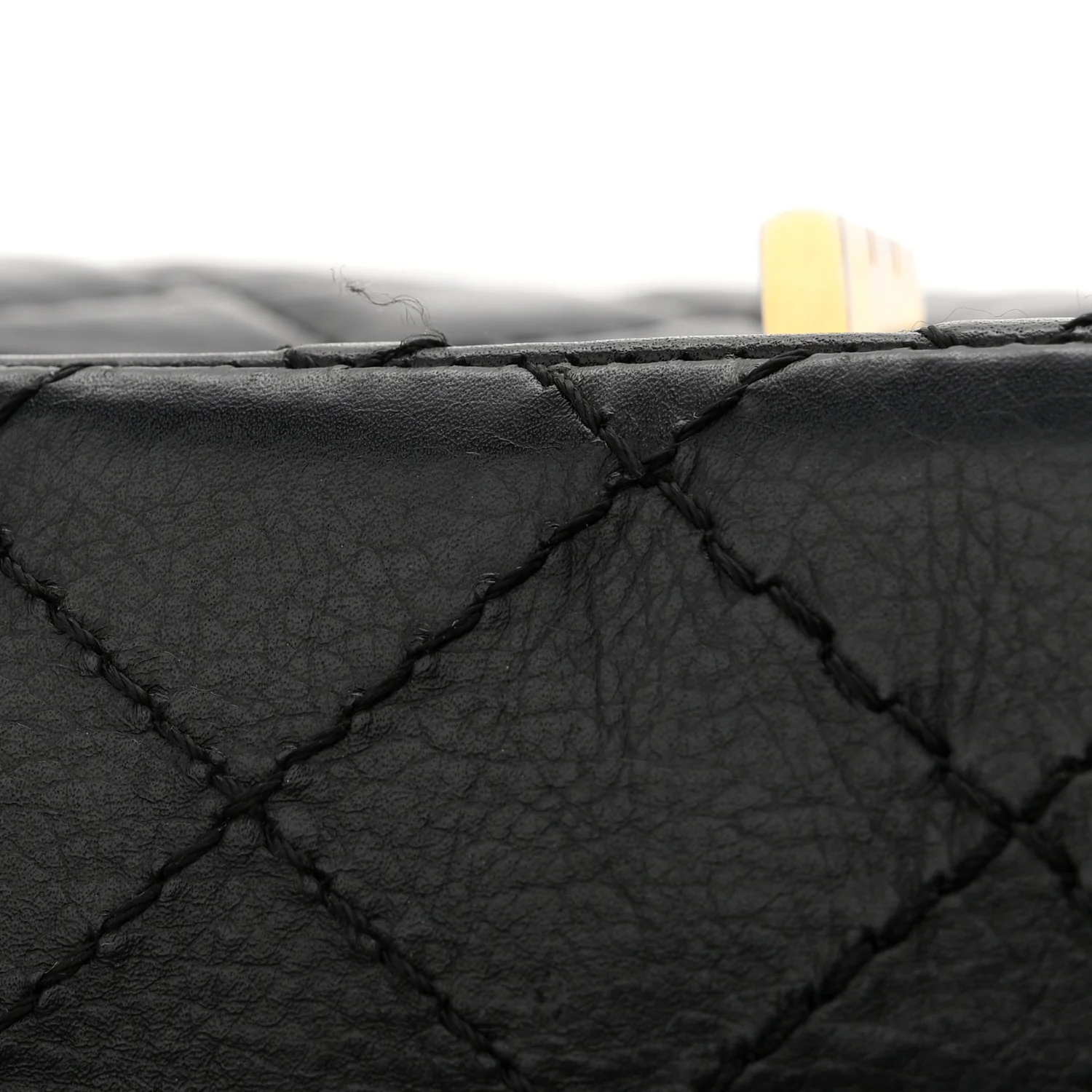 Aged Calfskin Quilted 2.55 Reissue 225 Flap Black - Image 11
