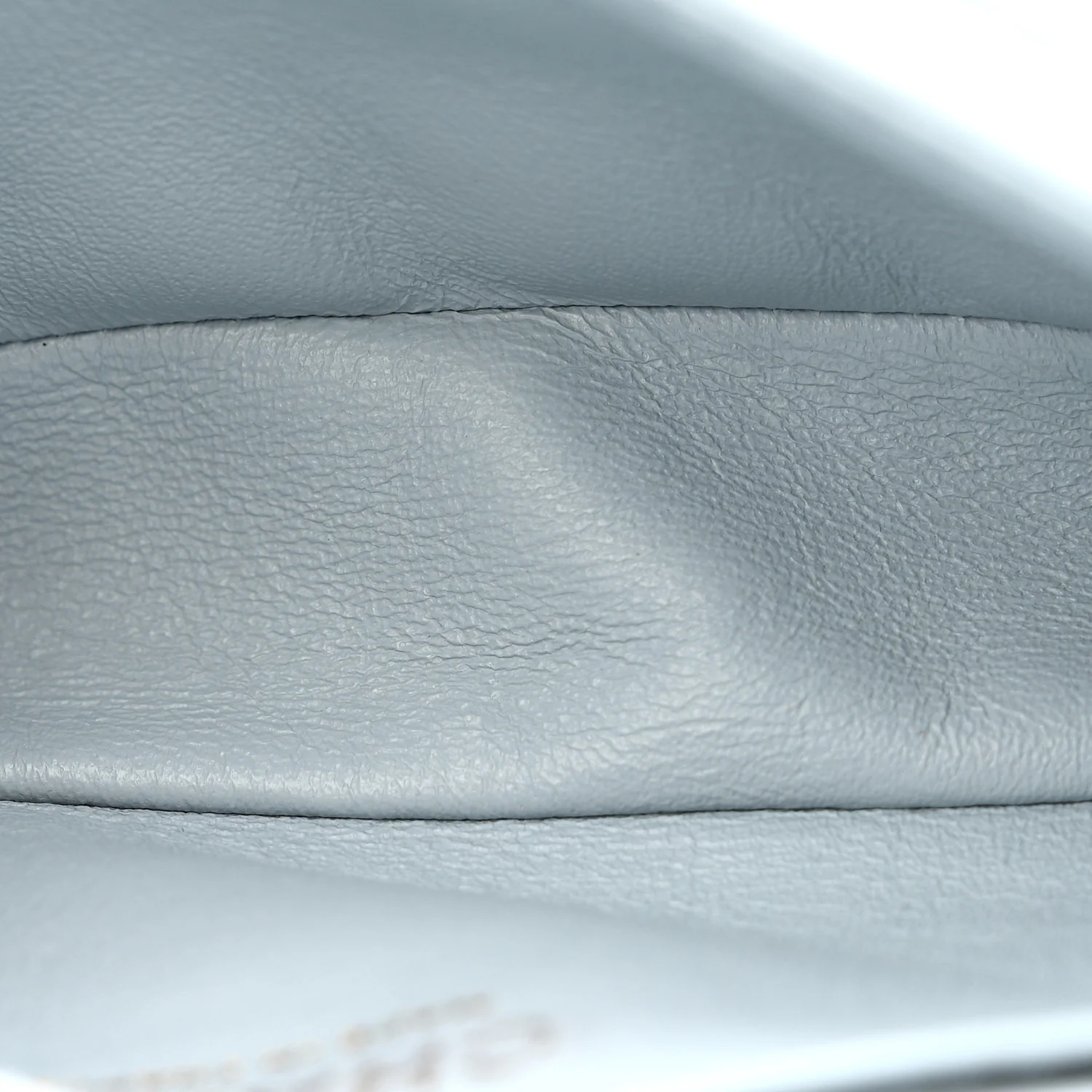 Aged Calfskin Quilted 2.55 Reissue Chain Waist Bag Light Blue - Image 5