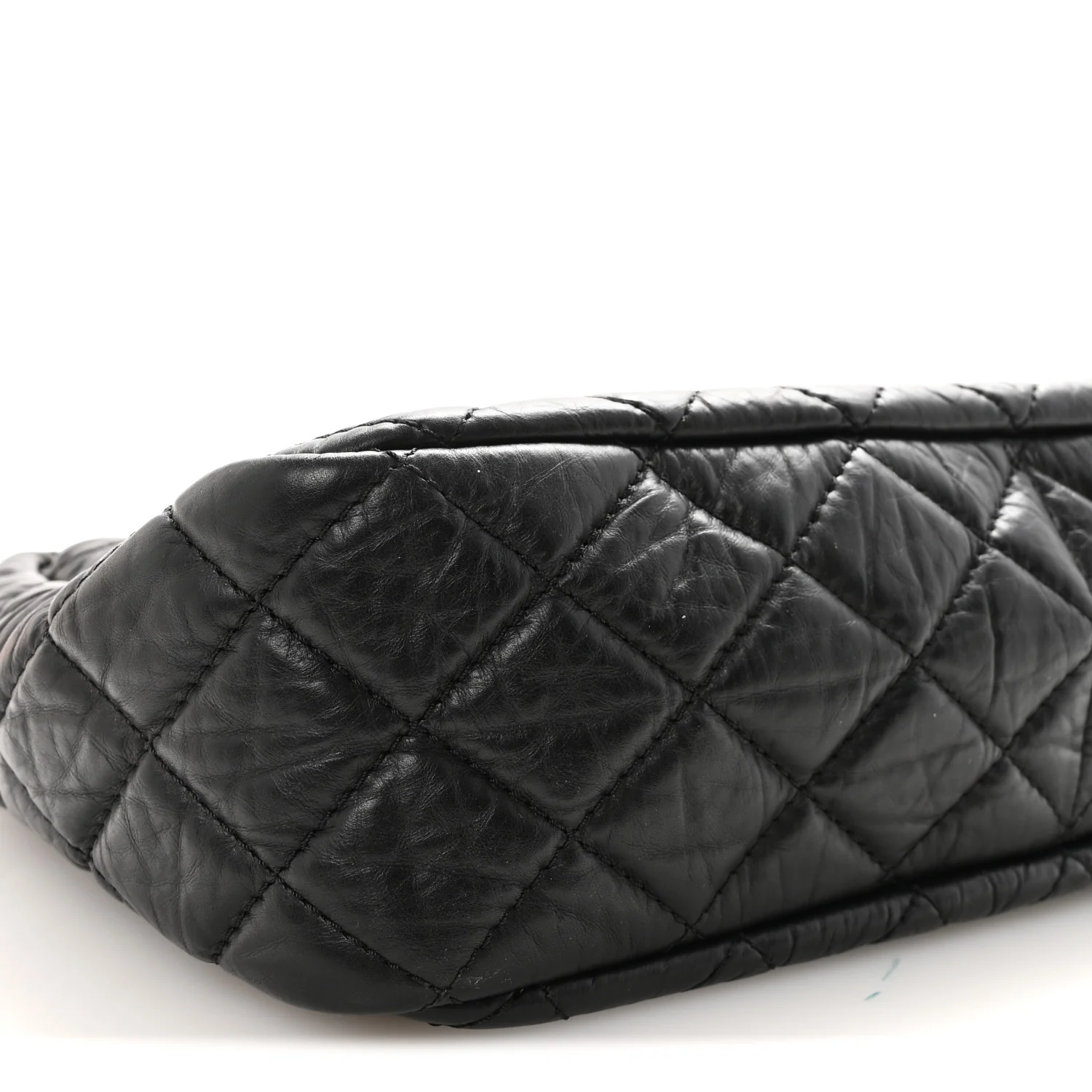 Aged Calfskin Quilted Large Reissue Camera Case Black - Image 9