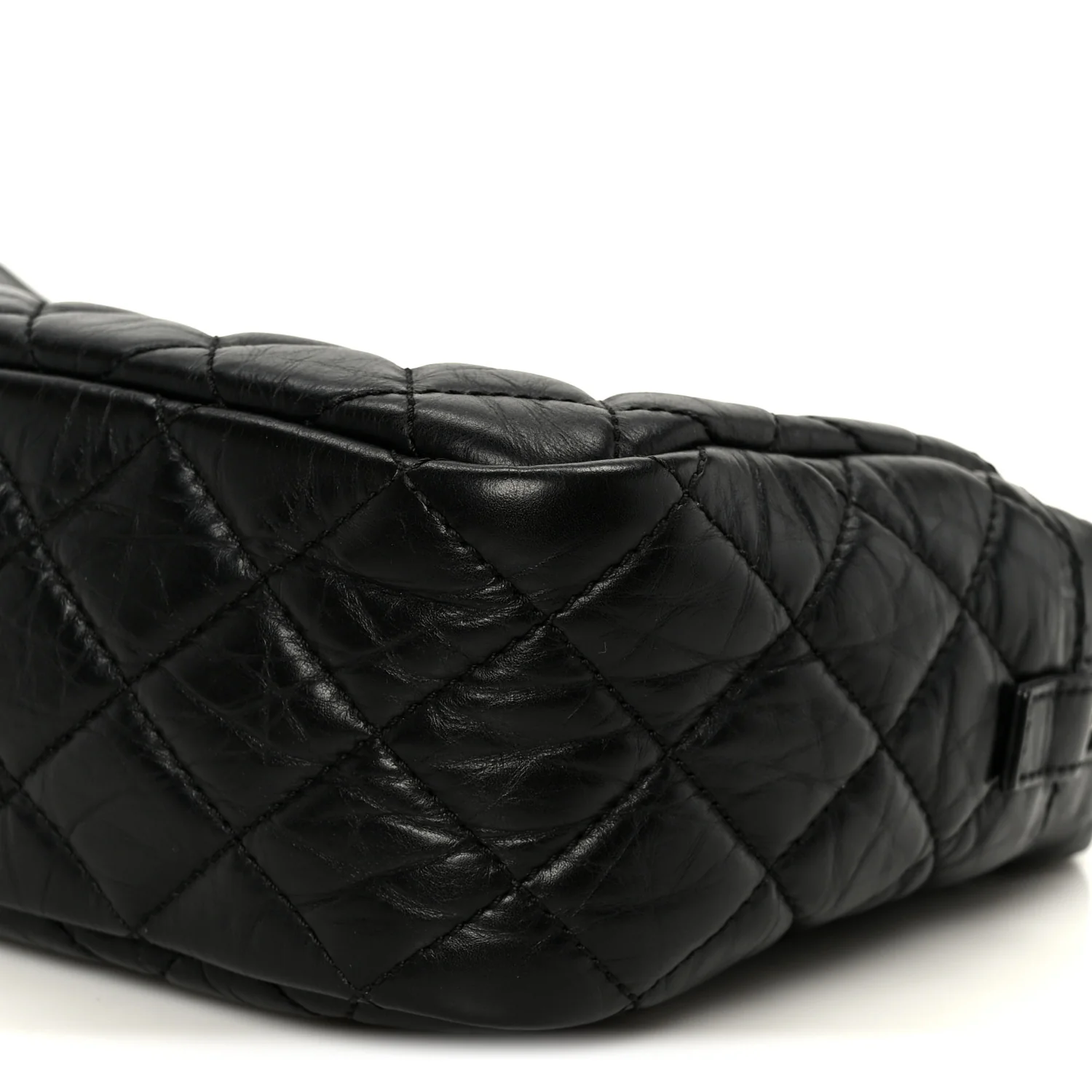 Aged Calfskin Quilted Medium Reissue Camera Case Black - Image 10