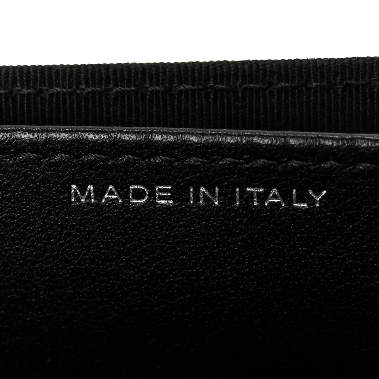 Aged Calfskin Quilted Reissue Flap Card Holder Wallet So Black - Image 7