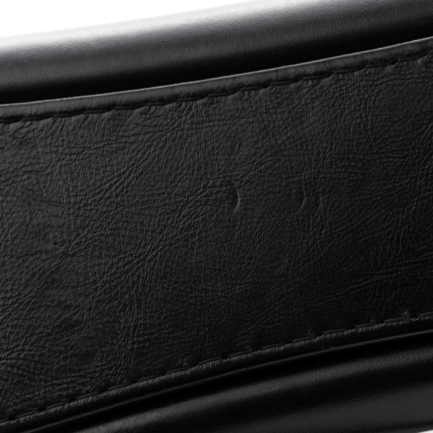 Aged Calfskin Quilted Small Gabrielle Hobo So Black - Image 11
