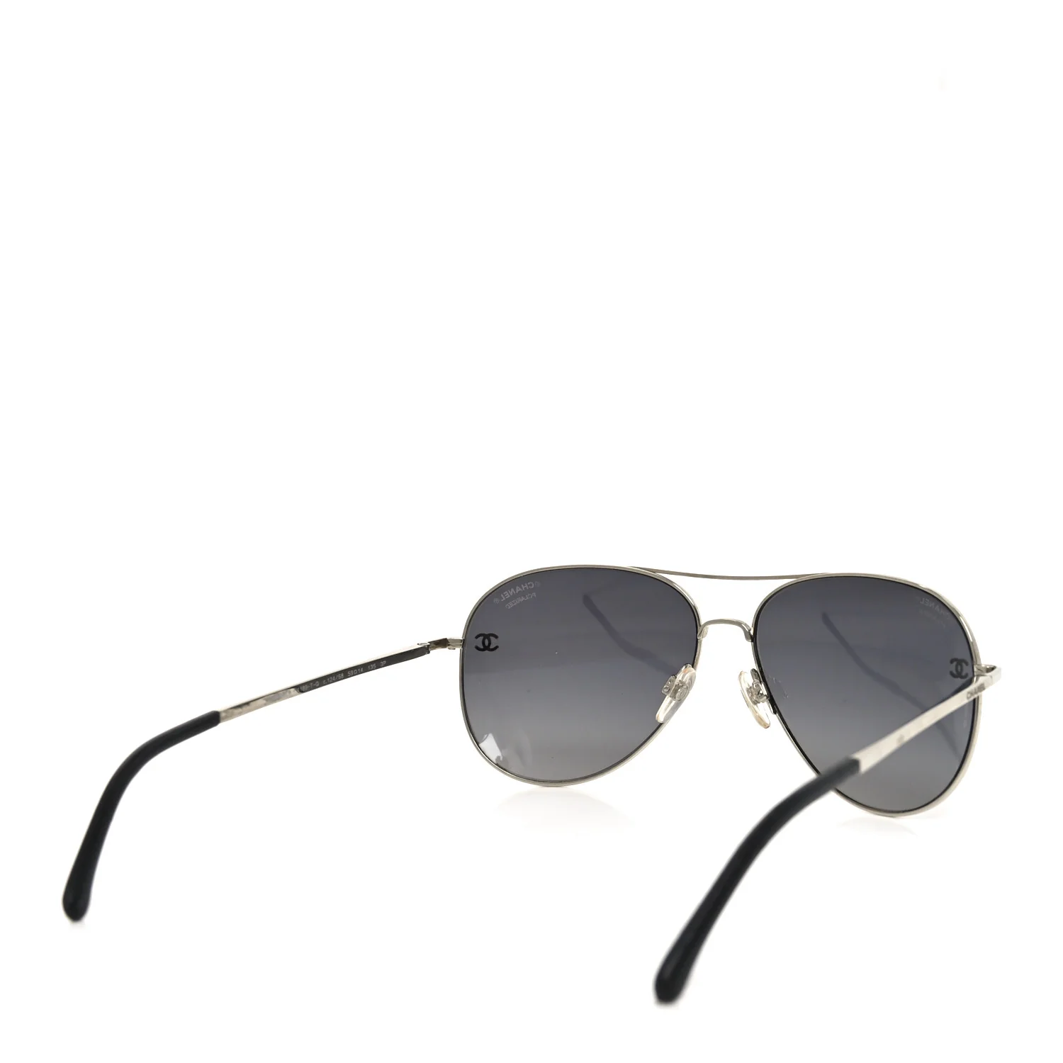 Aviator CC Sunglasses 4189-T-Q Black - Image 8