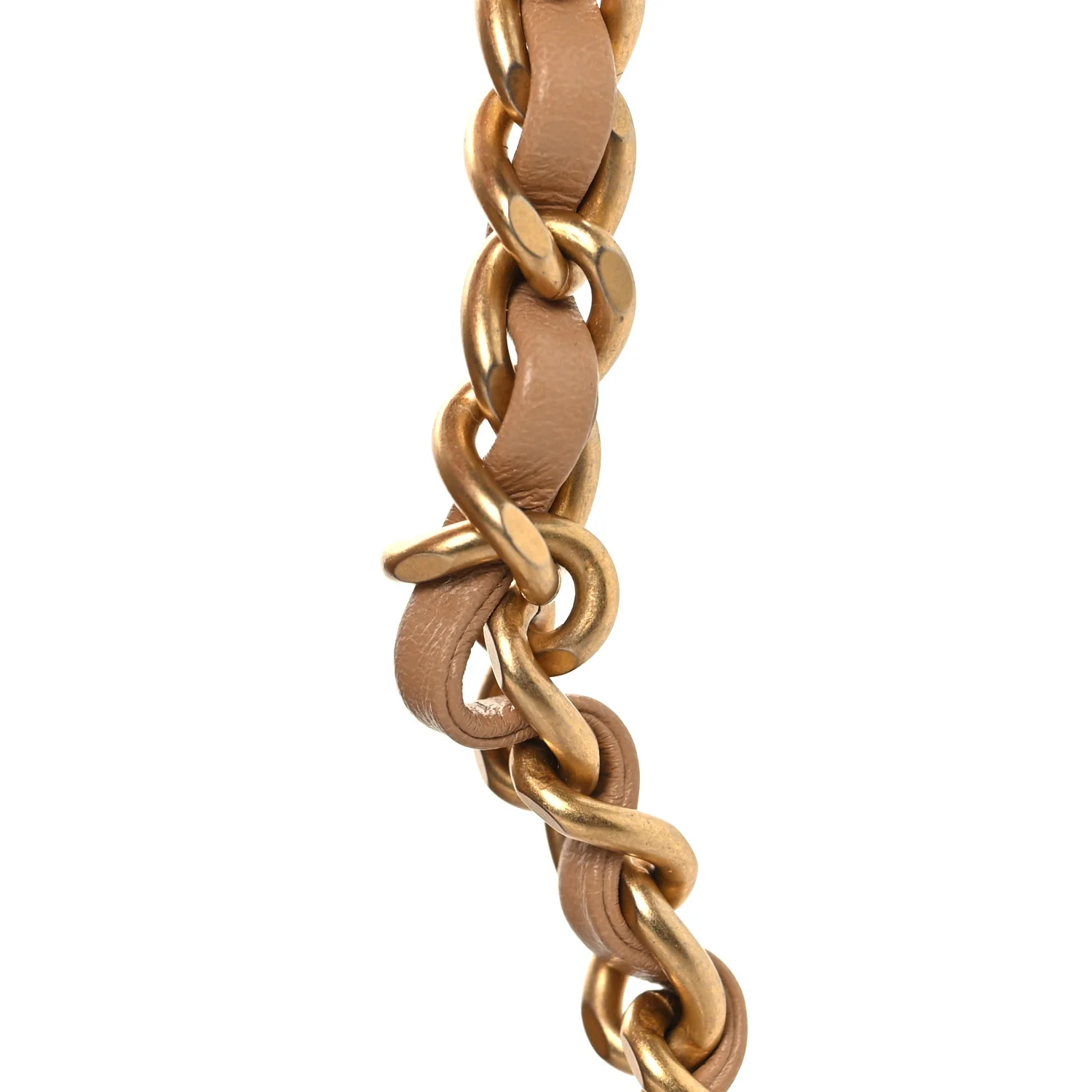 Braided Raffia Nano Kelly Flap Bag Dark Beige - Image 11