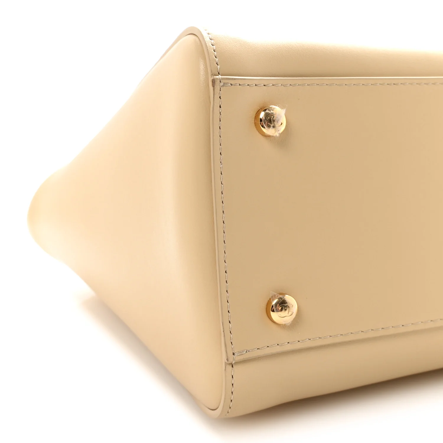 Calfskin Archetype Small Shopping Tote Beige - Image 9