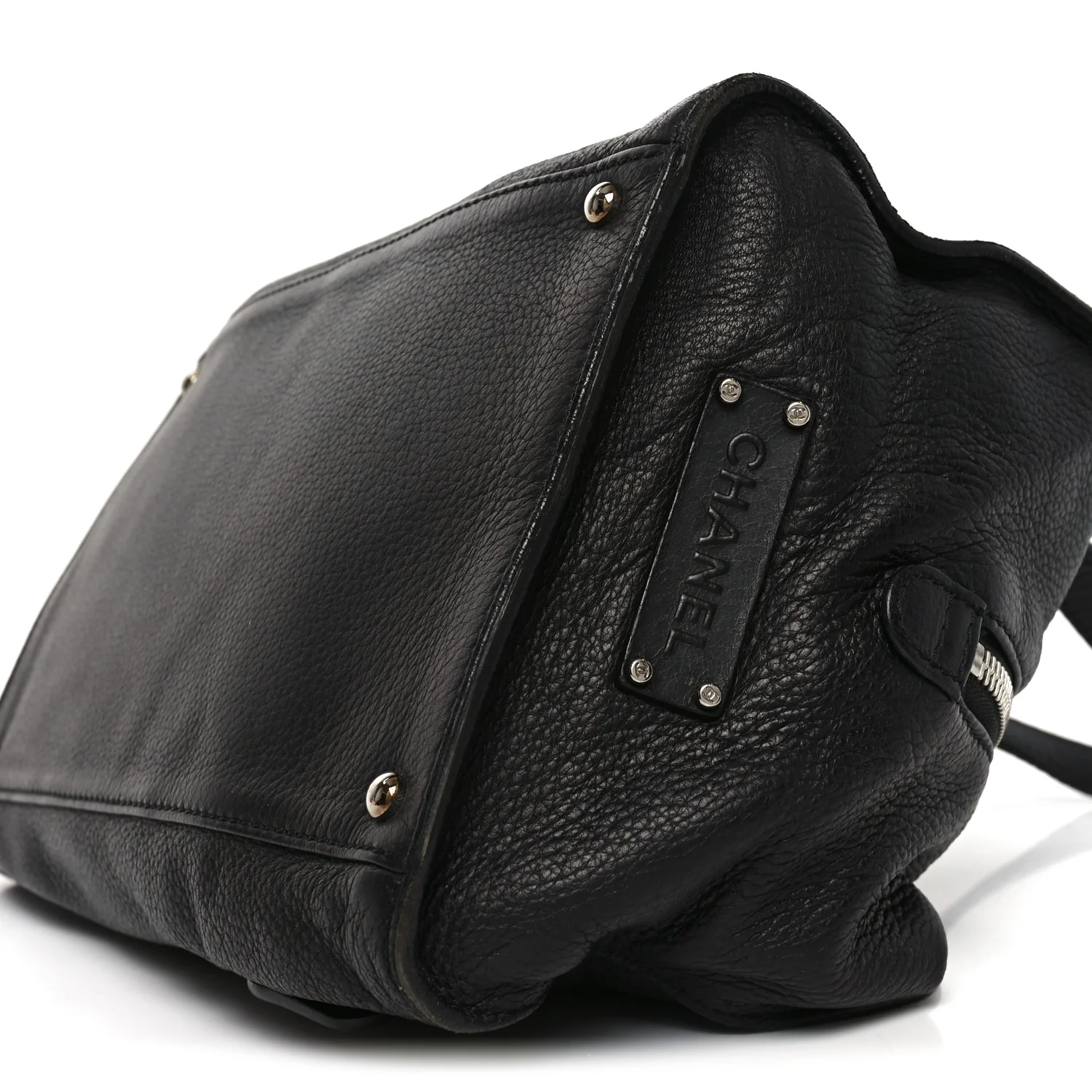Calfskin Bolt Bowler Black - Image 10