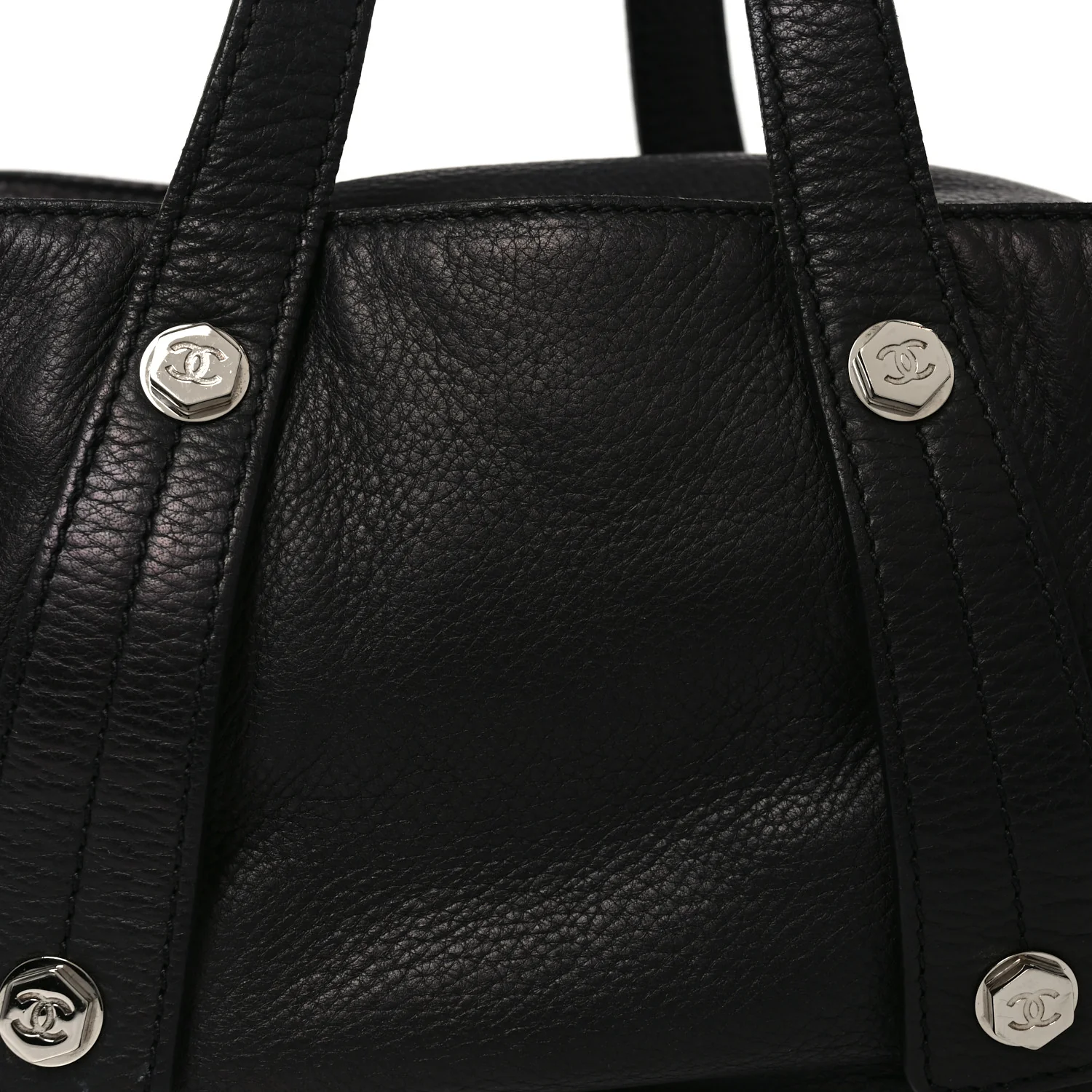 Calfskin Bolt Bowler Black - Image 8