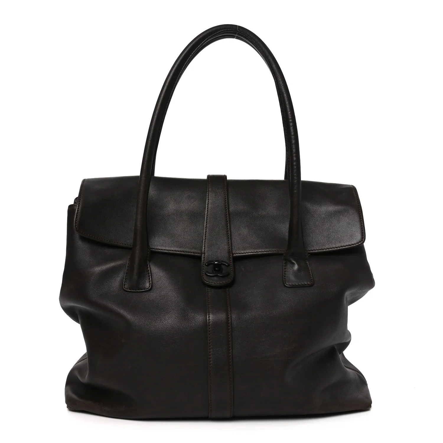 Calfskin Carrying Case Dark Brown