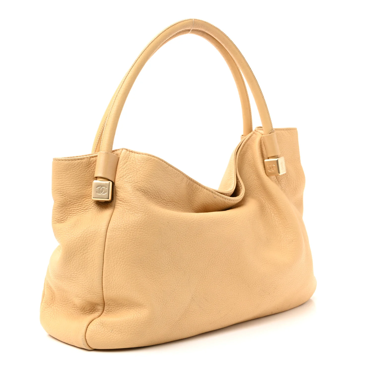 Calfskin CC Dice Tote Bag yellow - Image 4