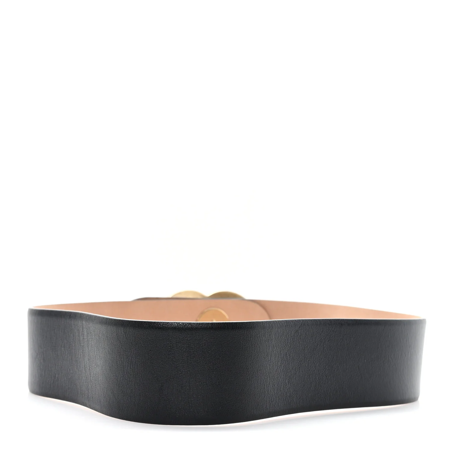 Calfskin CC Turn Lock Belt 75 30 Black - Image 2
