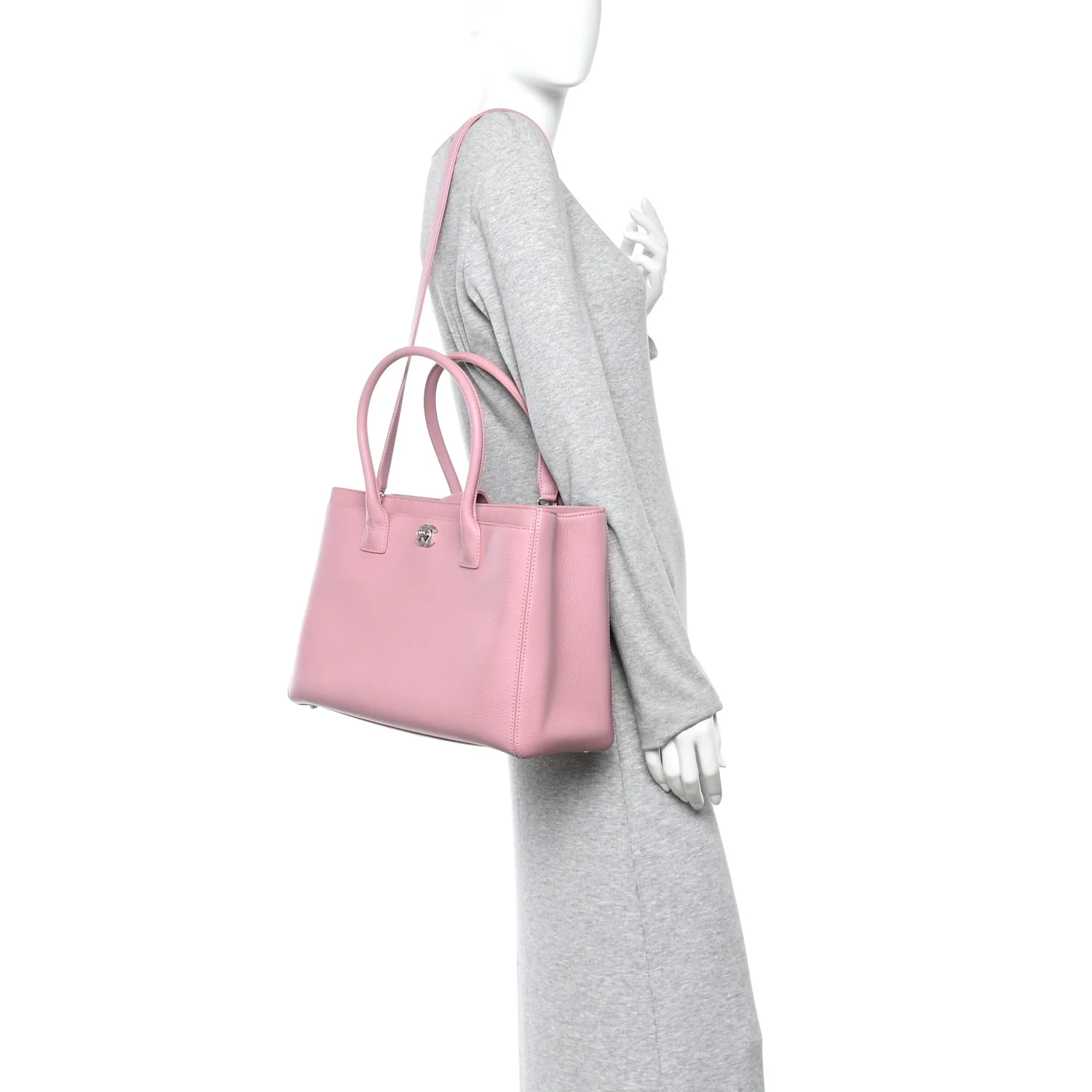 Calfskin Cerf Executive Shopper Pink - Image 2