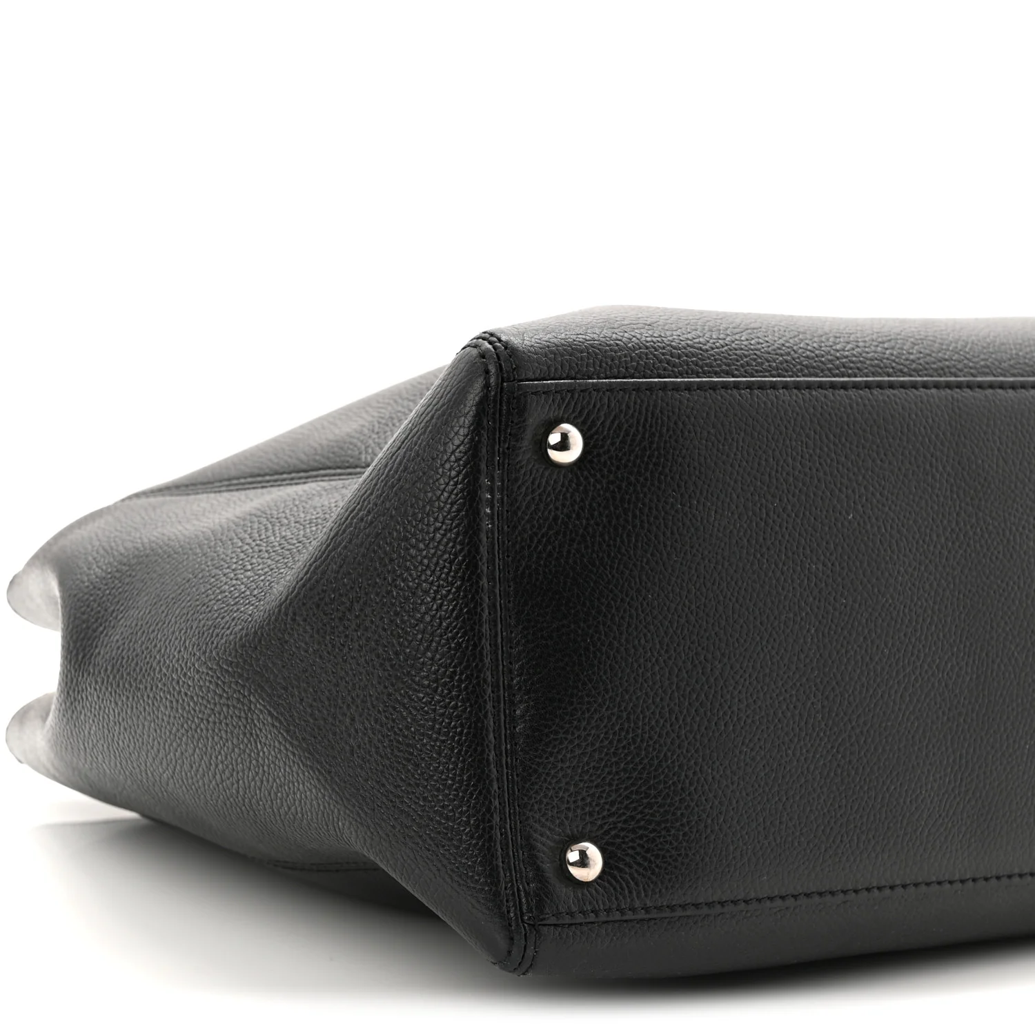 Calfskin Cerf Executive Shopper Tote Black - Image 9