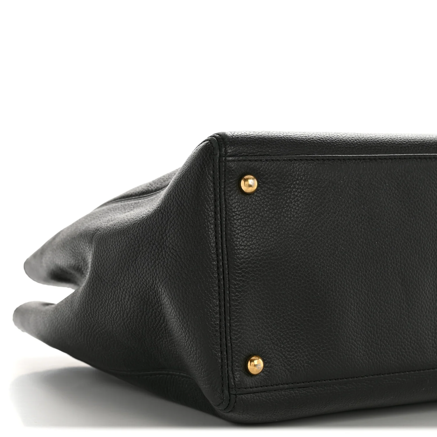 Calfskin Cerf Executive Shopper Tote Black - Image 11