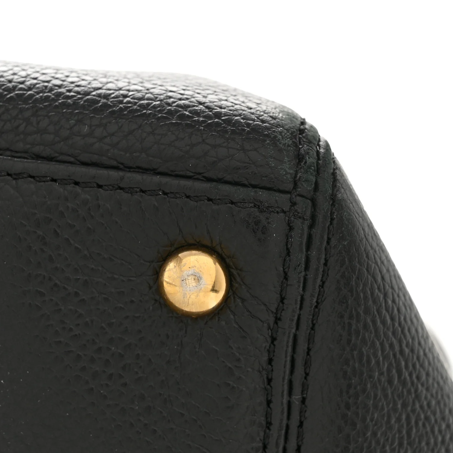 Calfskin Cerf Executive Shopper Tote Black - Image 15