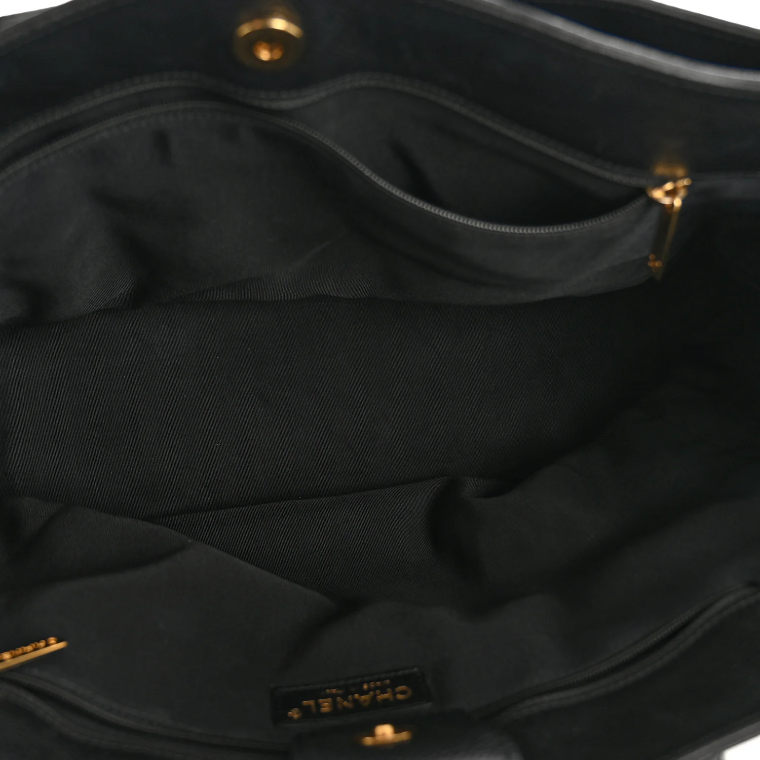 Calfskin Cerf Executive Shopper Tote Black - Image 7