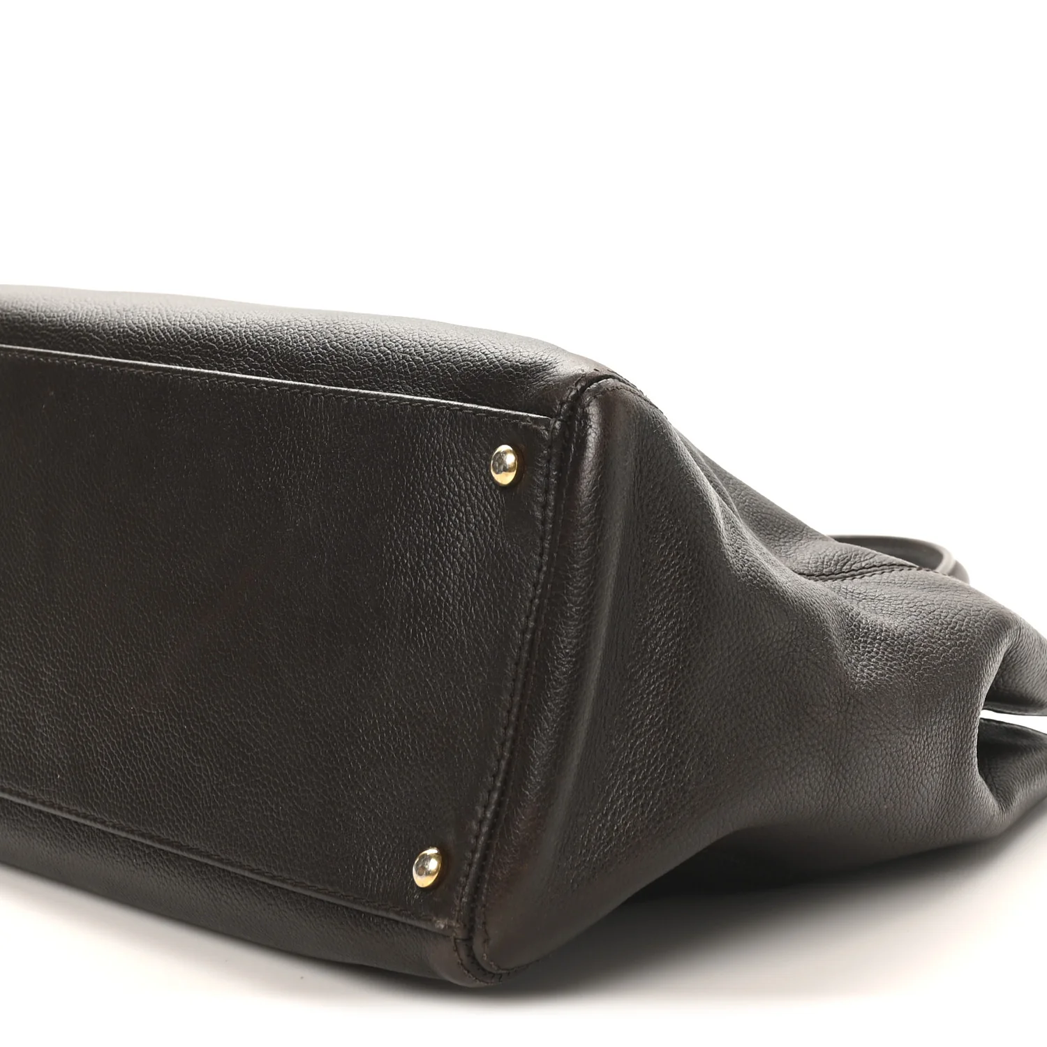 Calfskin Cerf Executive Shopper Tote Brown - Image 11