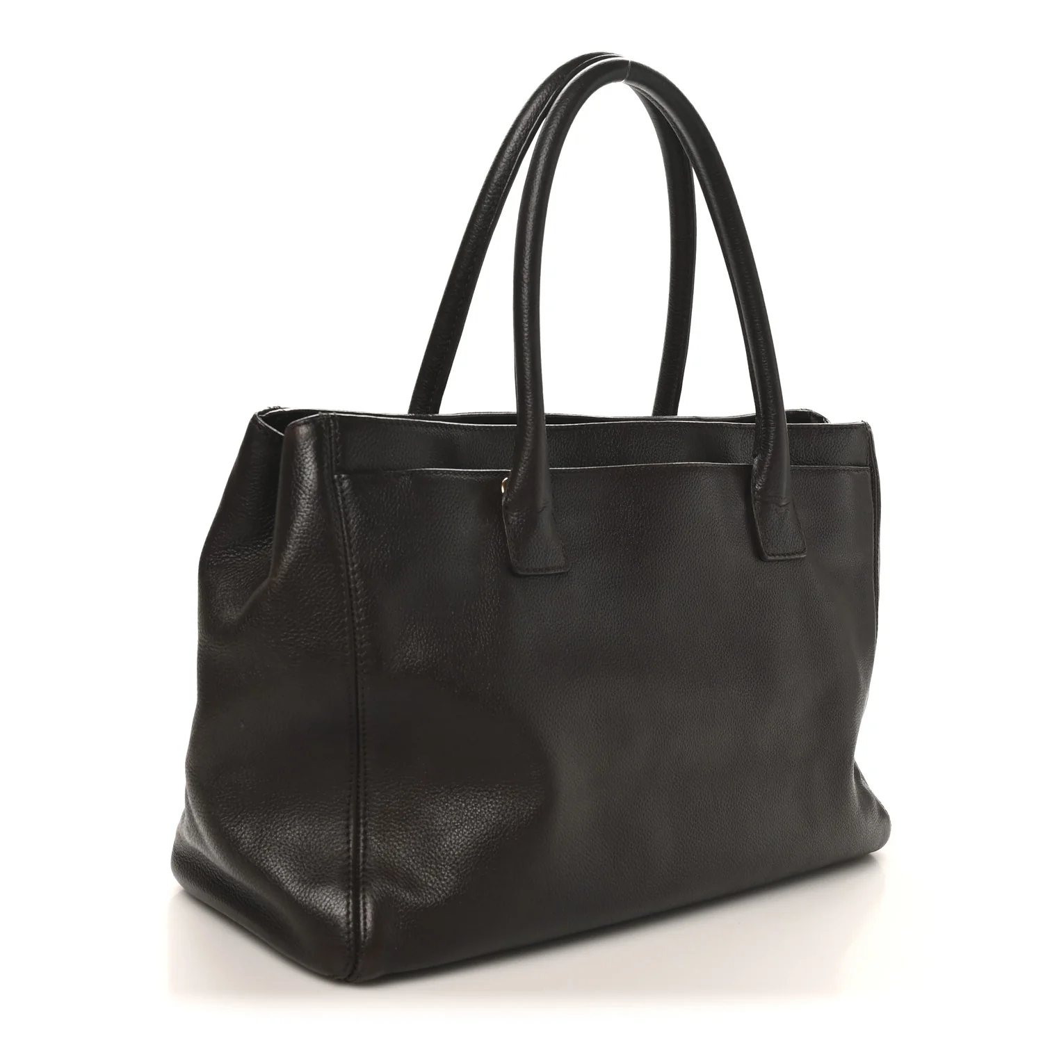Calfskin Cerf Executive Shopper Tote Brown - Image 4