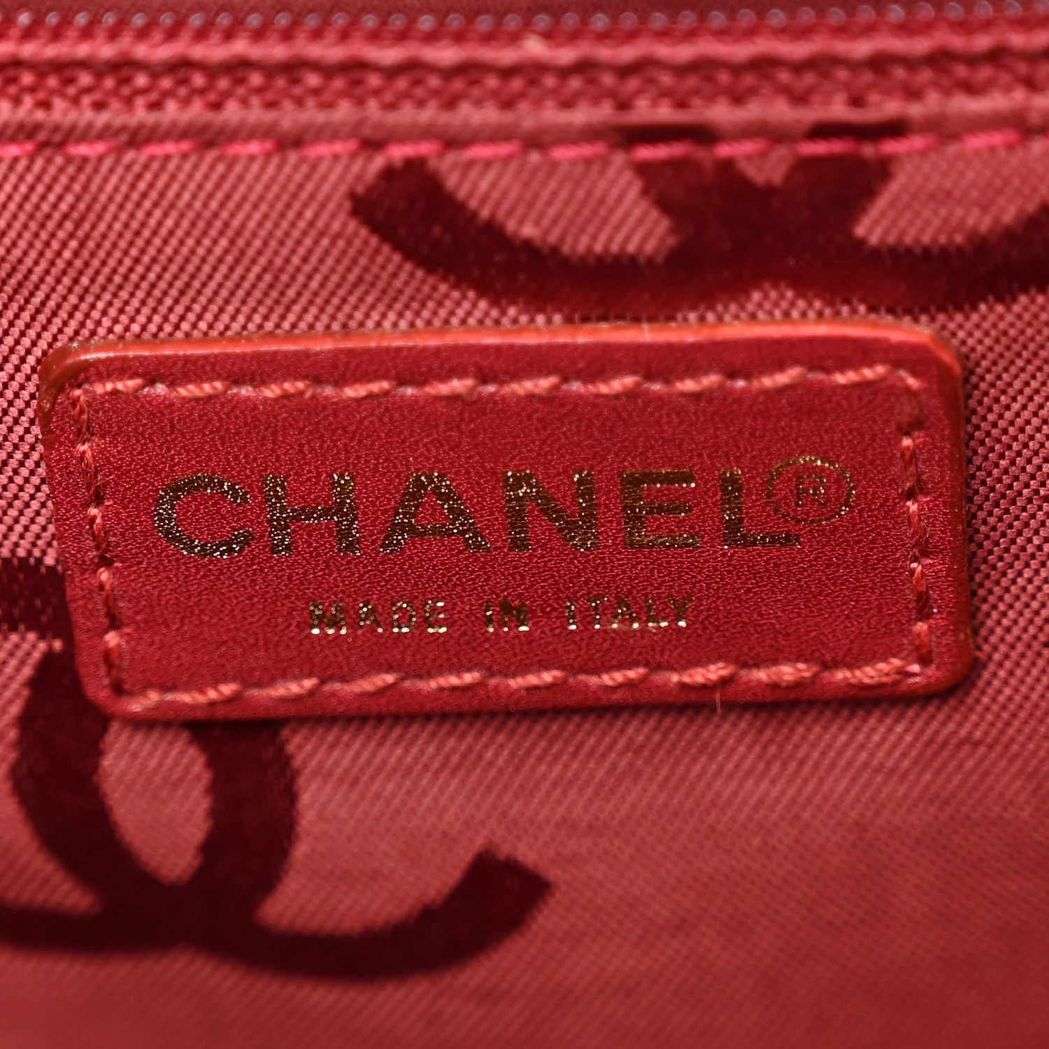 Calfskin Contrast Stitch Surpique Bowler Red - Image 6