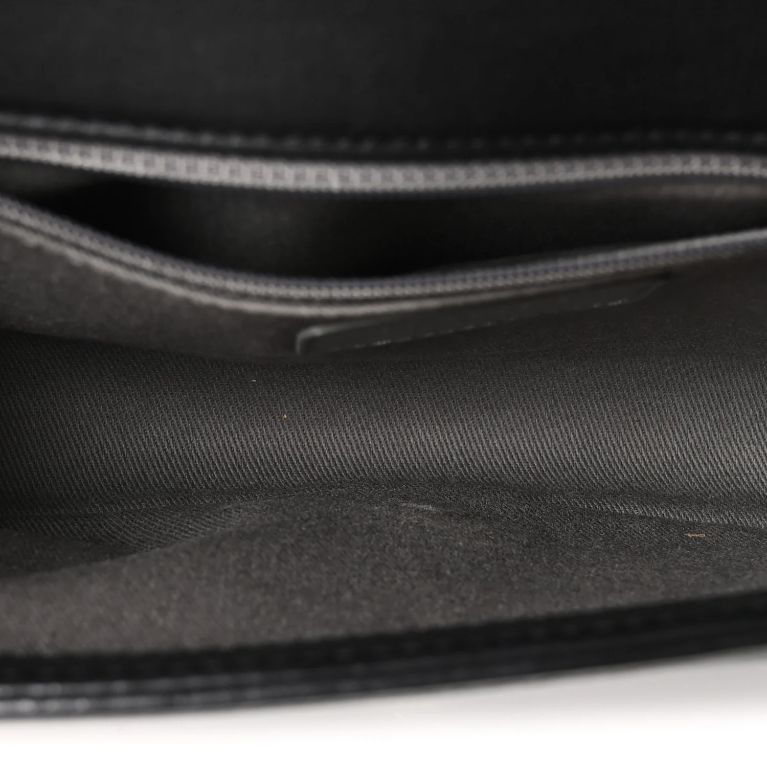 Calfskin Crystal Embossed Medium Boy Flap Black - Image 5