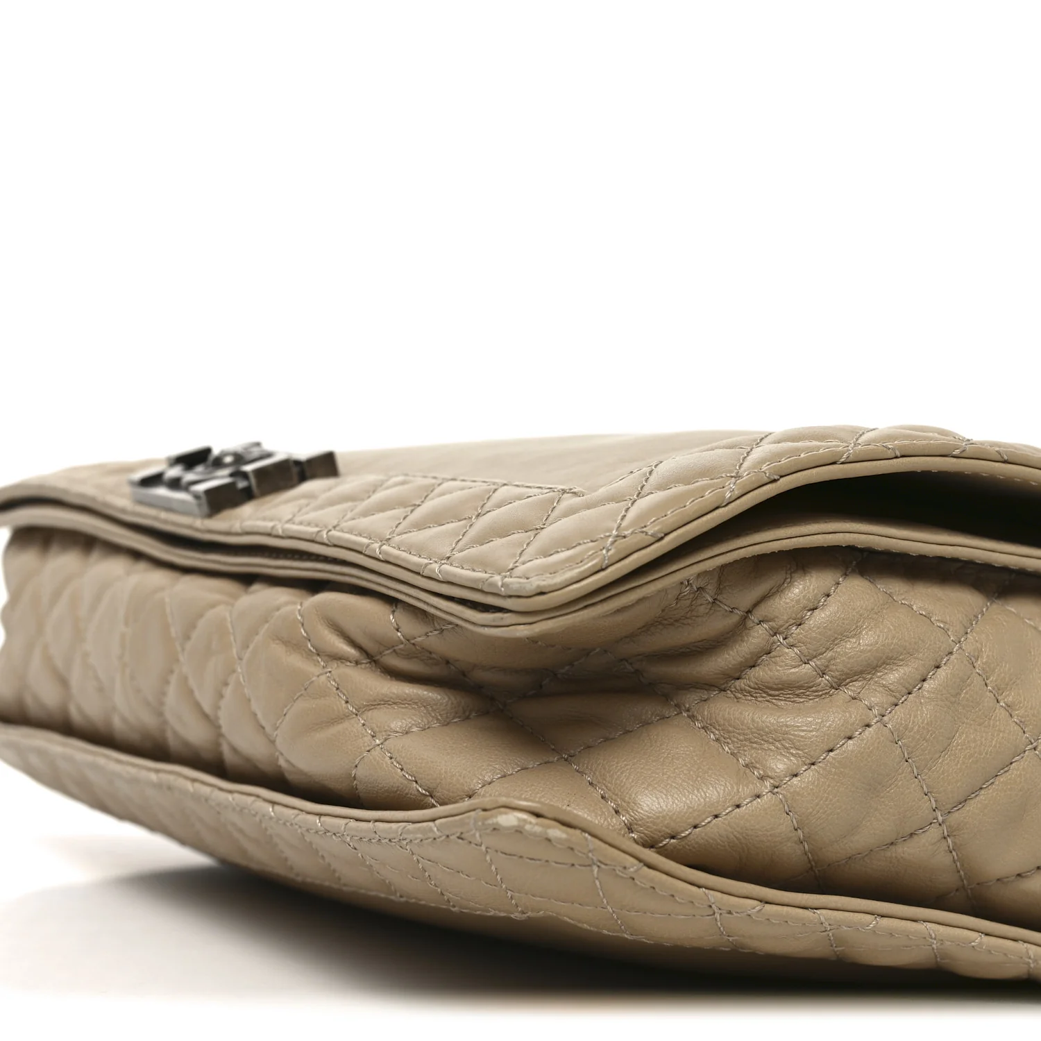 Calfskin Large Boy Reverso Flap Beige - Image 10