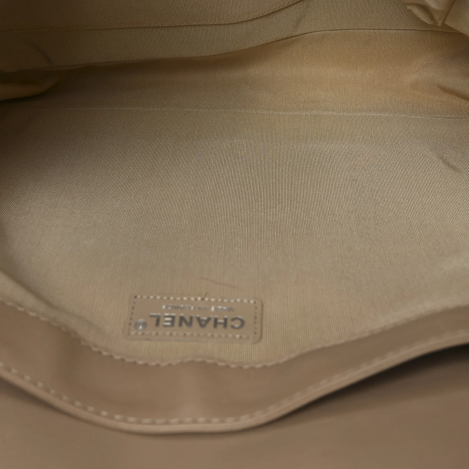 Calfskin Large Boy Reverso Flap Beige - Image 5