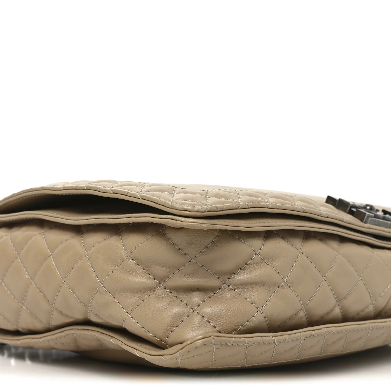 Calfskin Large Boy Reverso Flap Beige - Image 9
