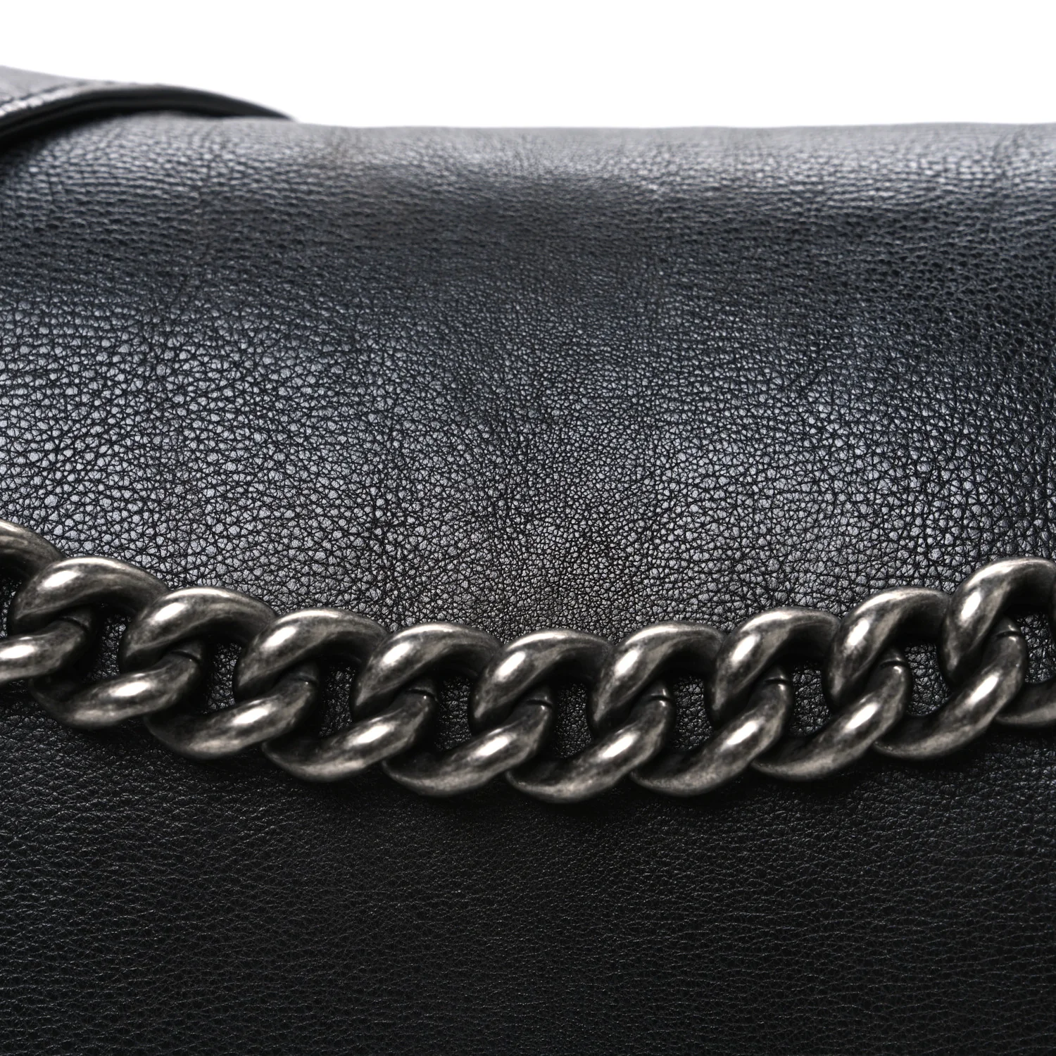 Calfskin Large Boy Reverso Flap Black - Image 8
