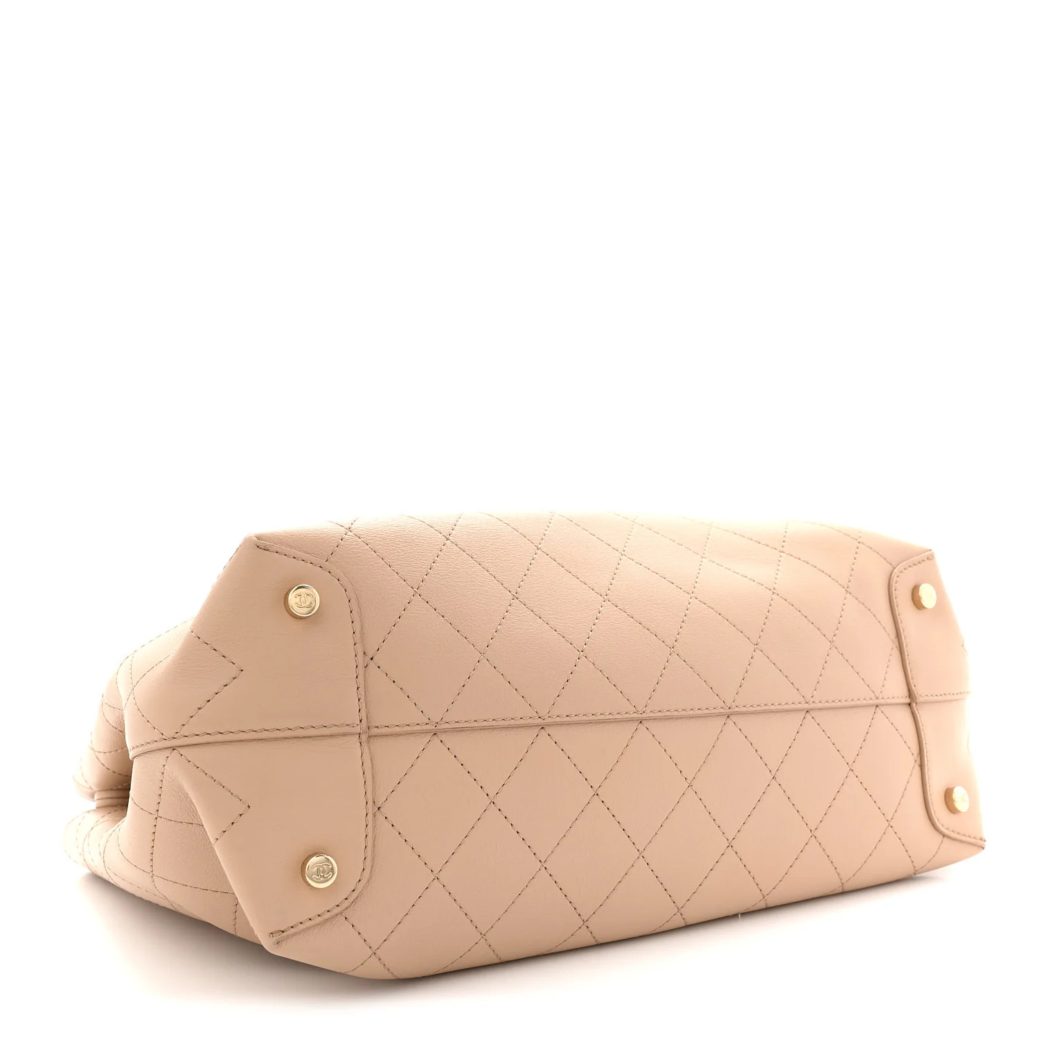 Calfskin Large Serial Shopper Tote Beige - Image 4