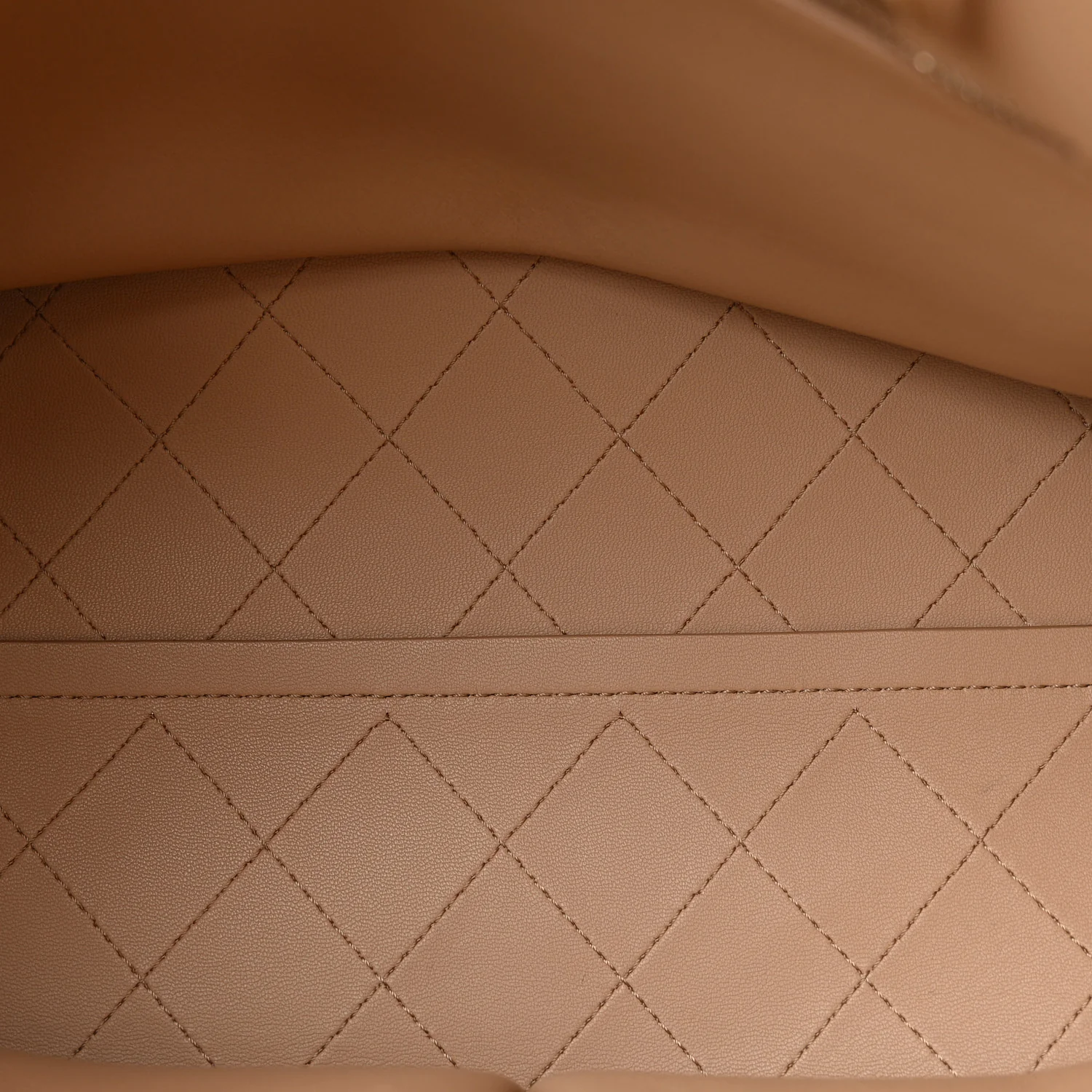 Calfskin Large Serial Shopper Tote Beige - Image 5