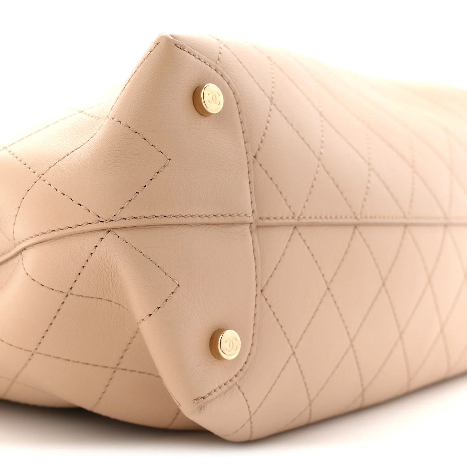 Calfskin Large Serial Shopper Tote Beige - Image 9