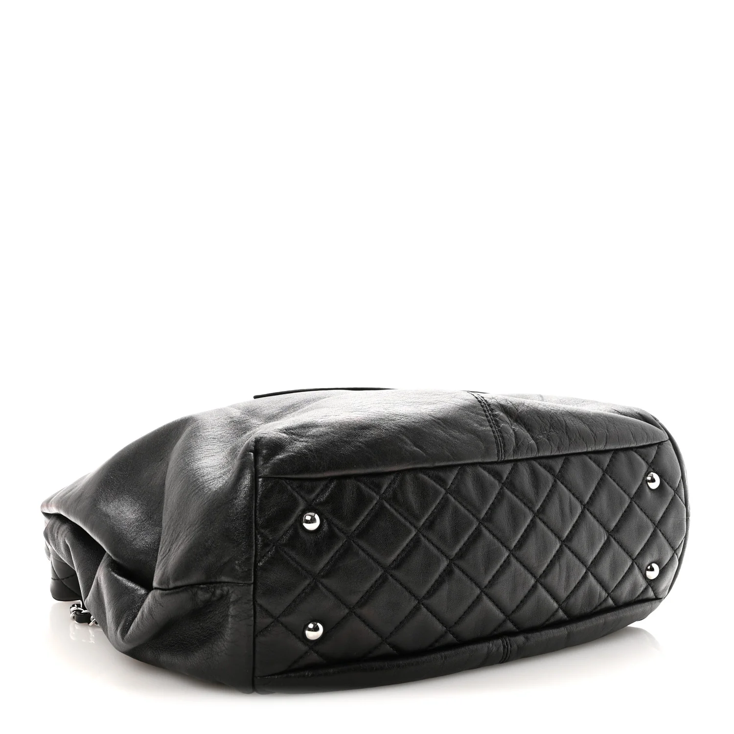 Calfskin Large Trianon Tote Black - Image 4