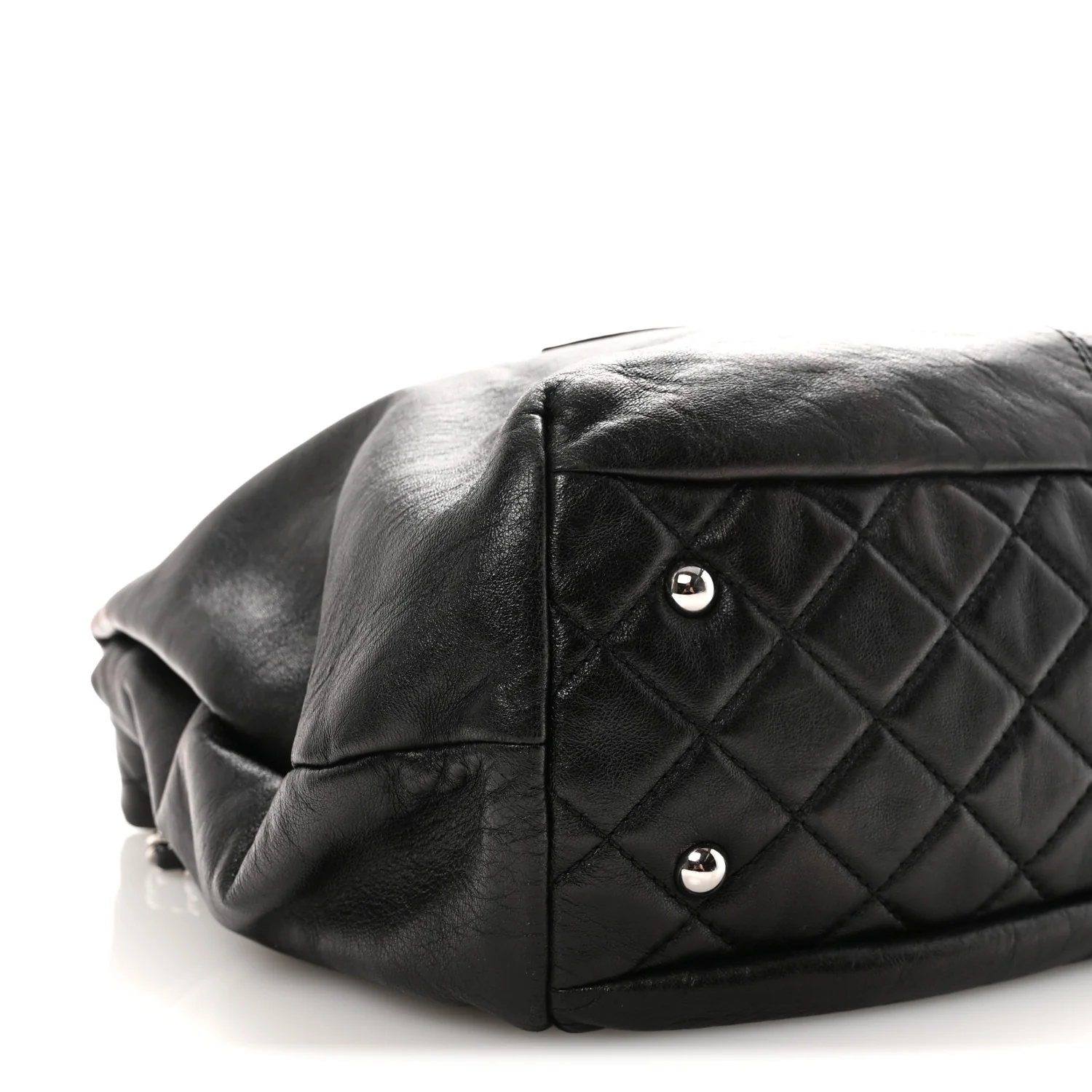 Calfskin Large Trianon Tote Black - Image 8