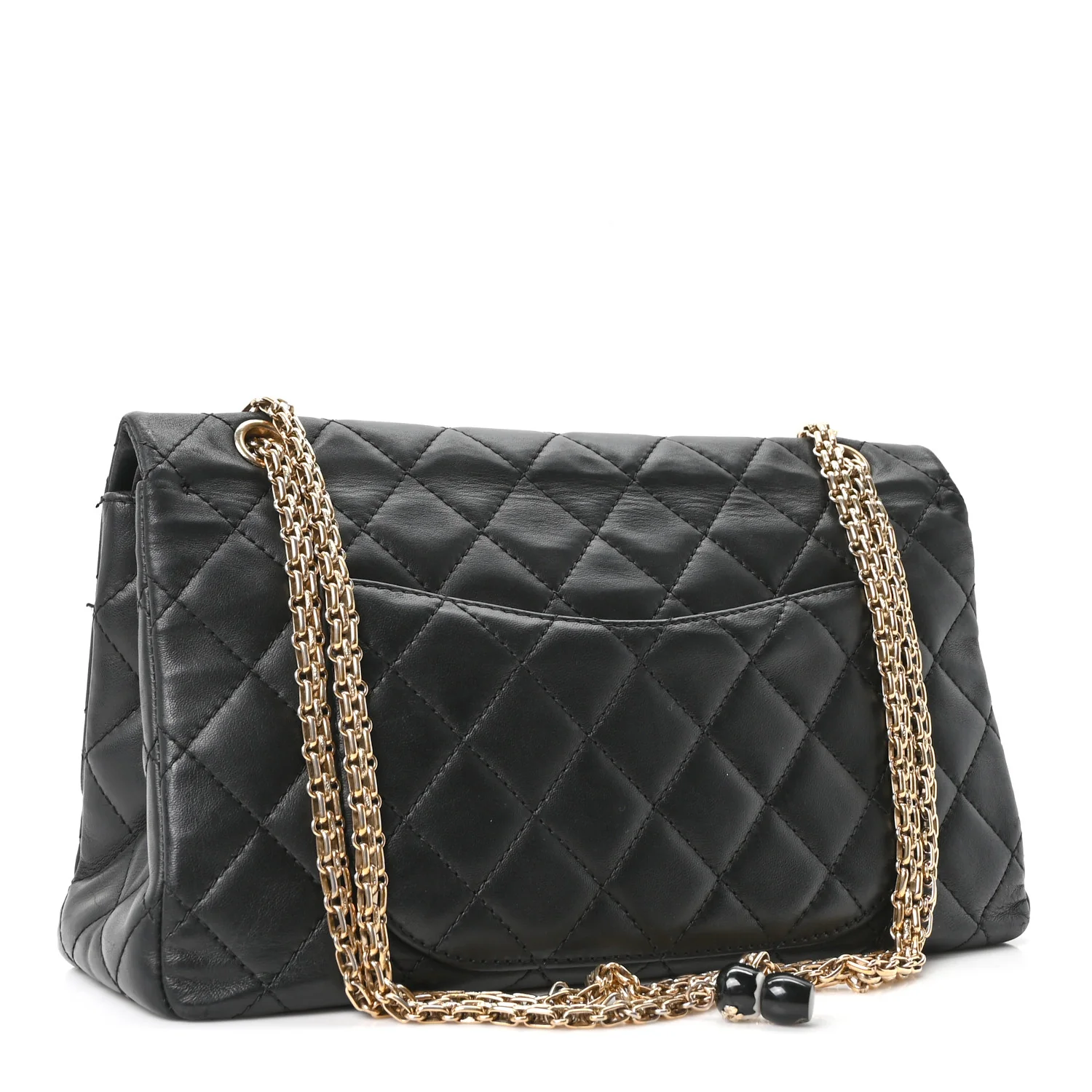 Calfskin Quilted 2.55 Paris Shanghai China Doll Reissue 227 Flap Black - Image 2