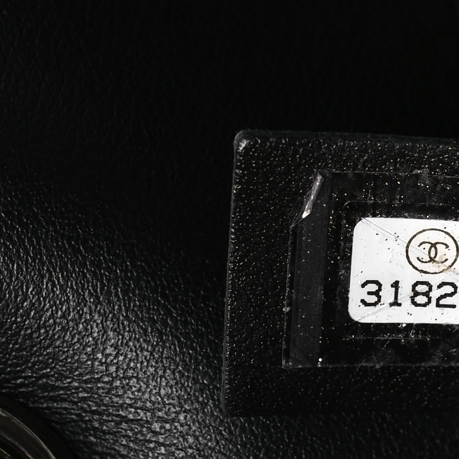 Calfskin Quilted CC Uniform Flap Belt Bag Black - Image 5