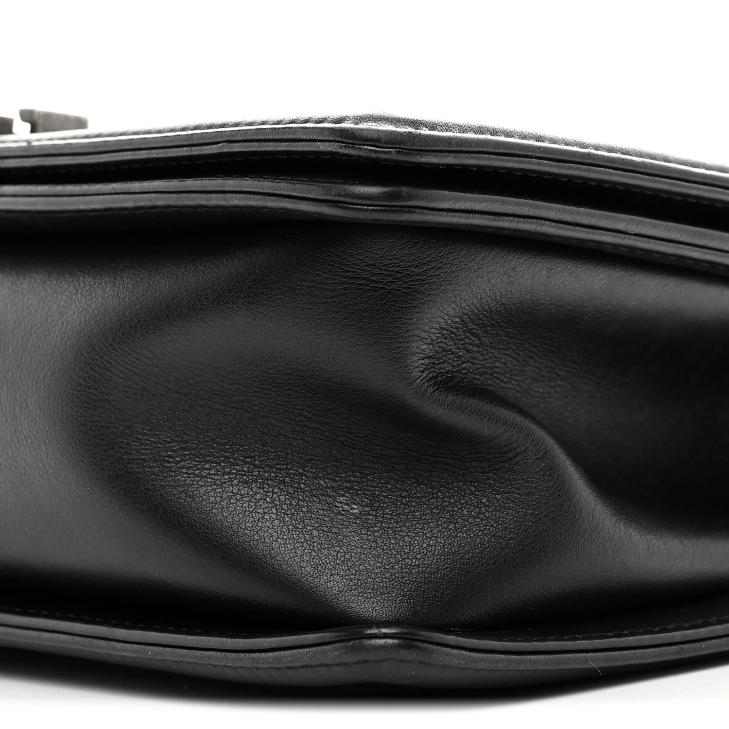 Calfskin Quilted Medium Boy Flap Black - Image 10