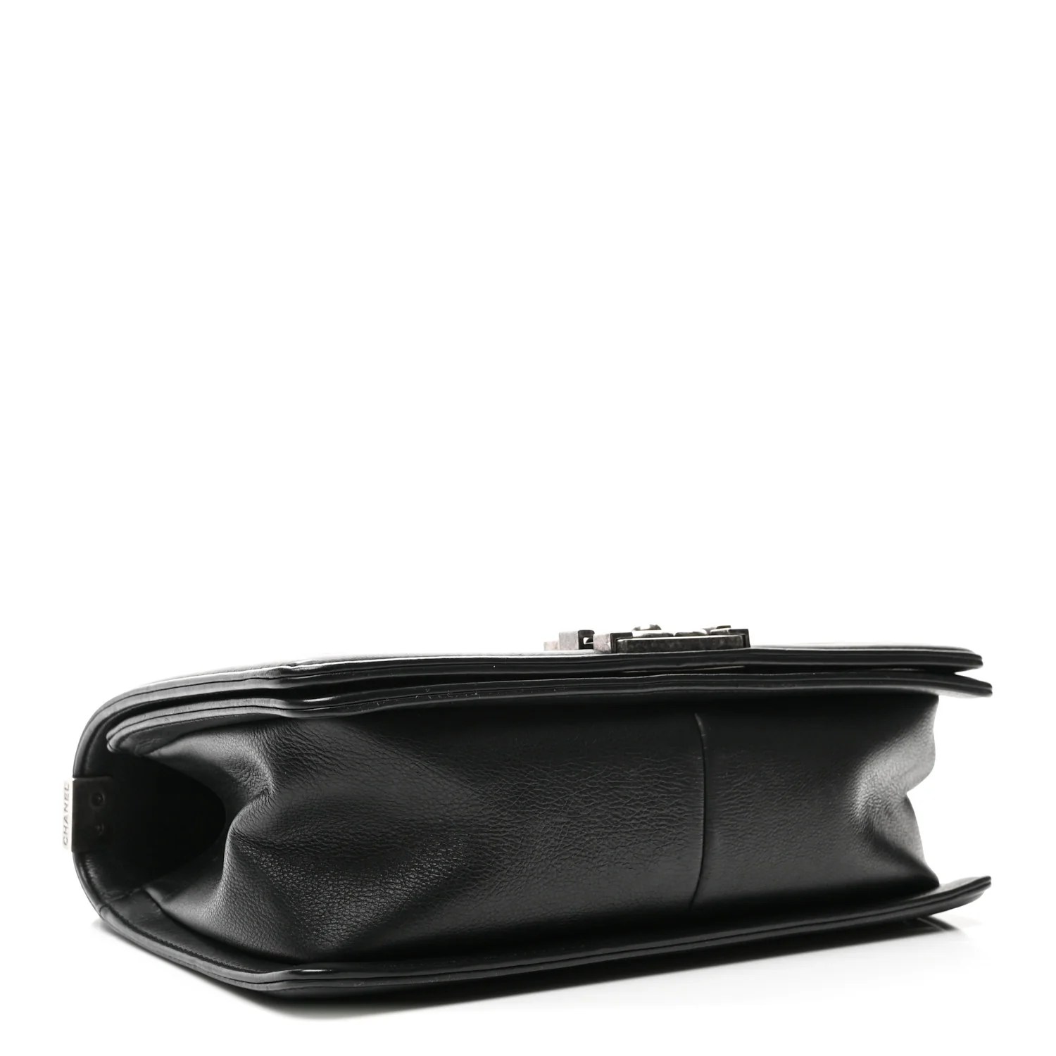 Calfskin Quilted Medium Boy Flap Black - Image 4