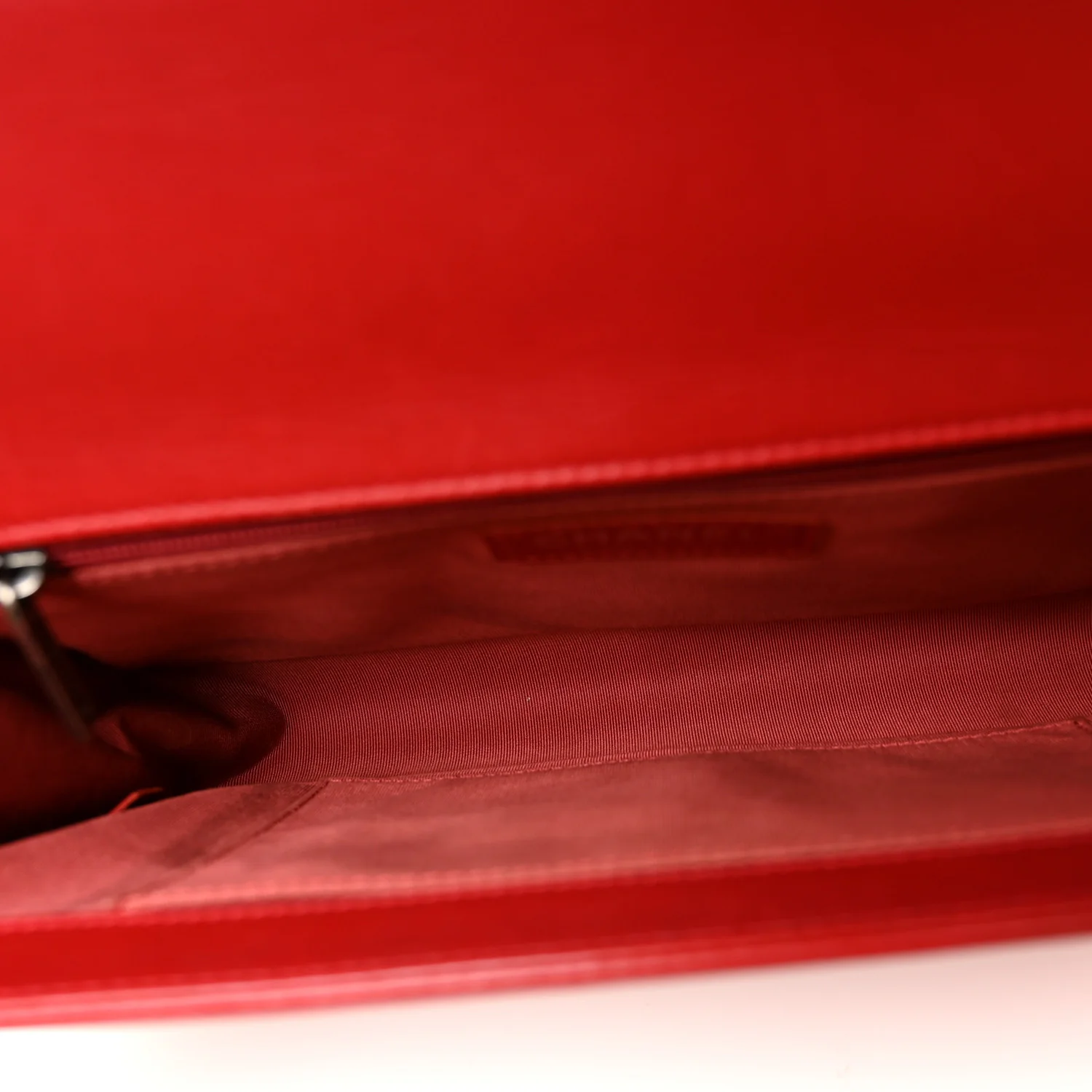 Calfskin Quilted New Medium Boy Flap Red - Image 5