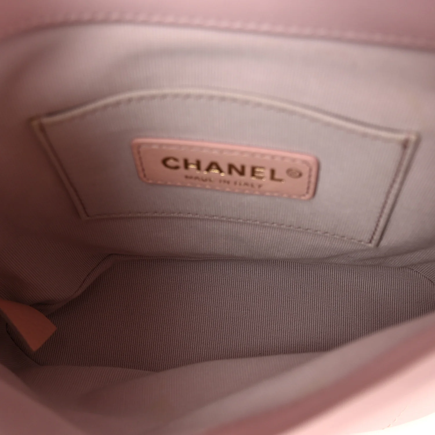 Calfskin Quilted Pearl Small About Pearls Hobo Bag Light Pink - Image 5