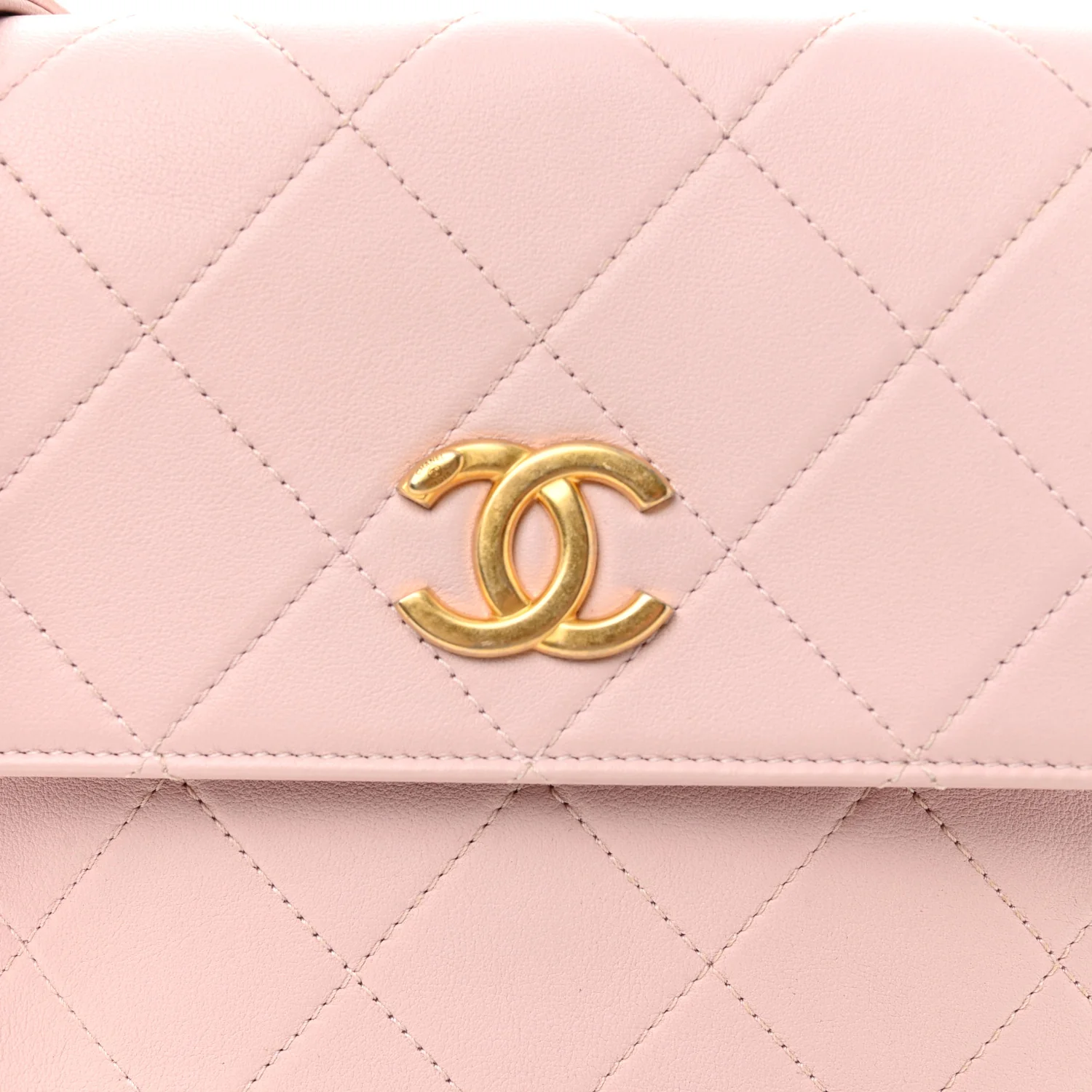 Calfskin Quilted Pearl Small About Pearls Hobo Bag Light Pink - Image 8