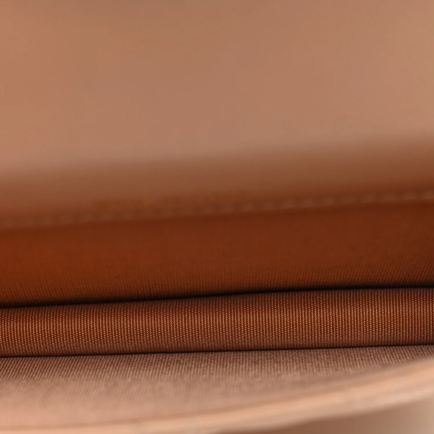Calfskin Quilted Perfect Fit Coin Purse With Chain Beige - Image 4
