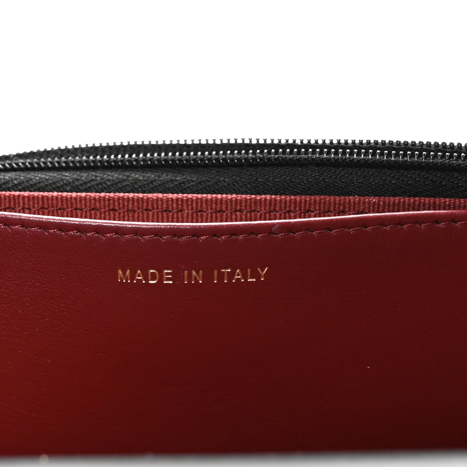 Calfskin Quilted Perfect Fit Wallet On Chain WOC Black - Image 7