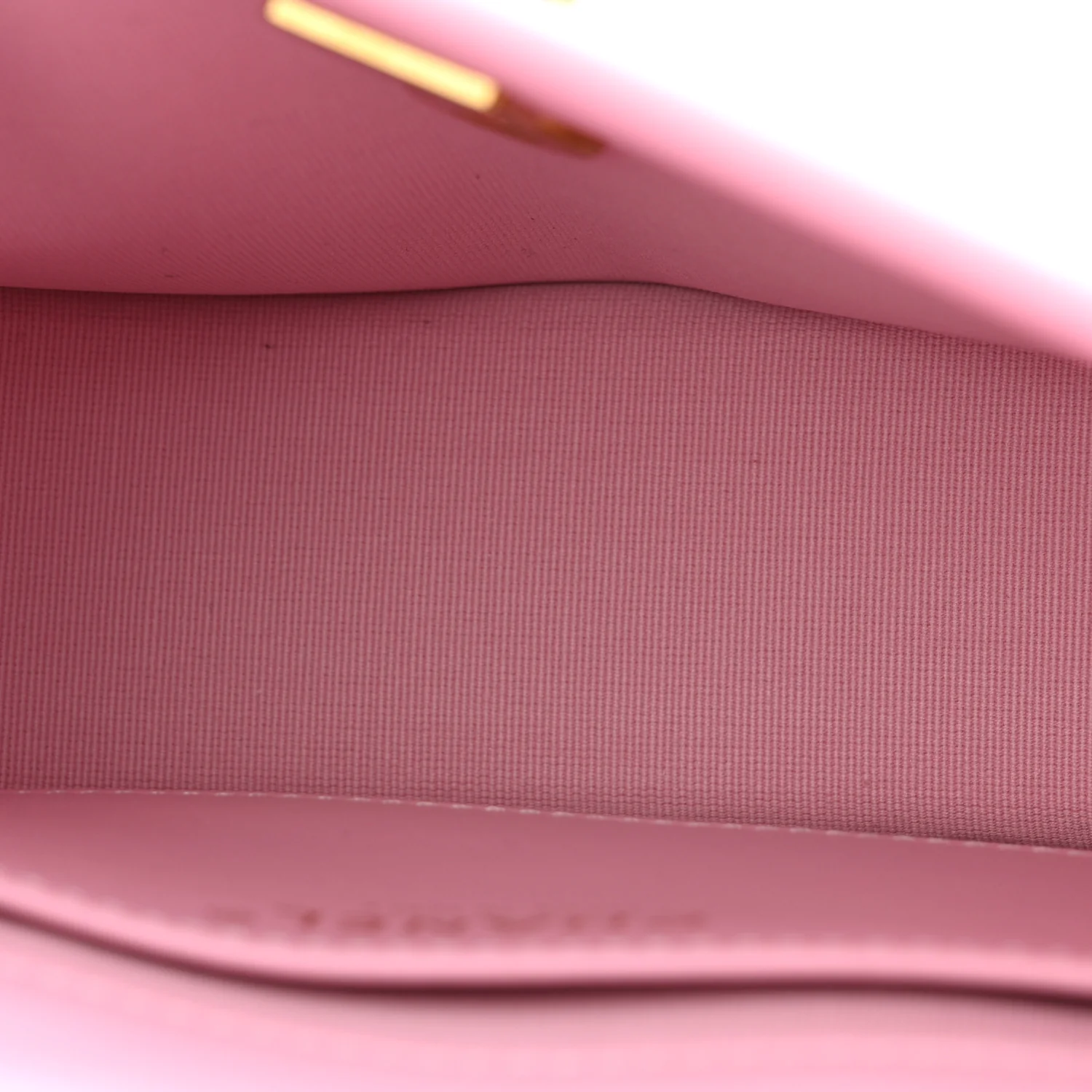 Calfskin Quilted Small Messenger Flap Light Pink - Image 5