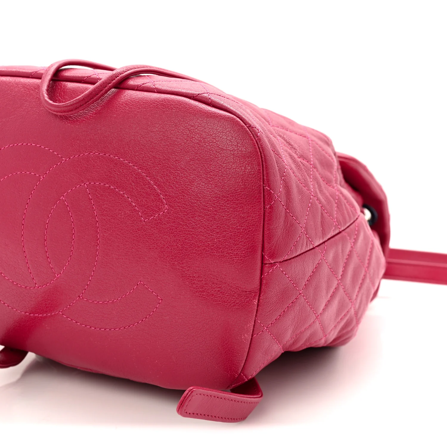 Calfskin Quilted Small Urban Spirit Backpack Dark Pink - Image 10