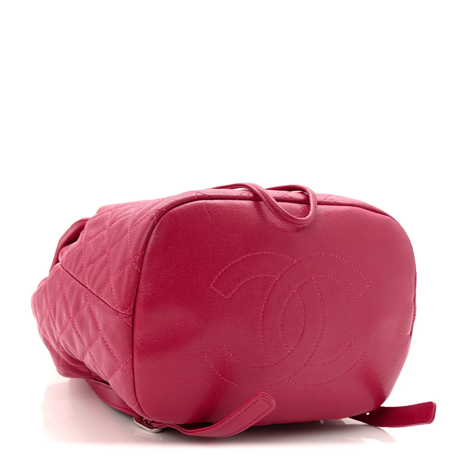 Calfskin Quilted Small Urban Spirit Backpack Dark Pink - Image 4