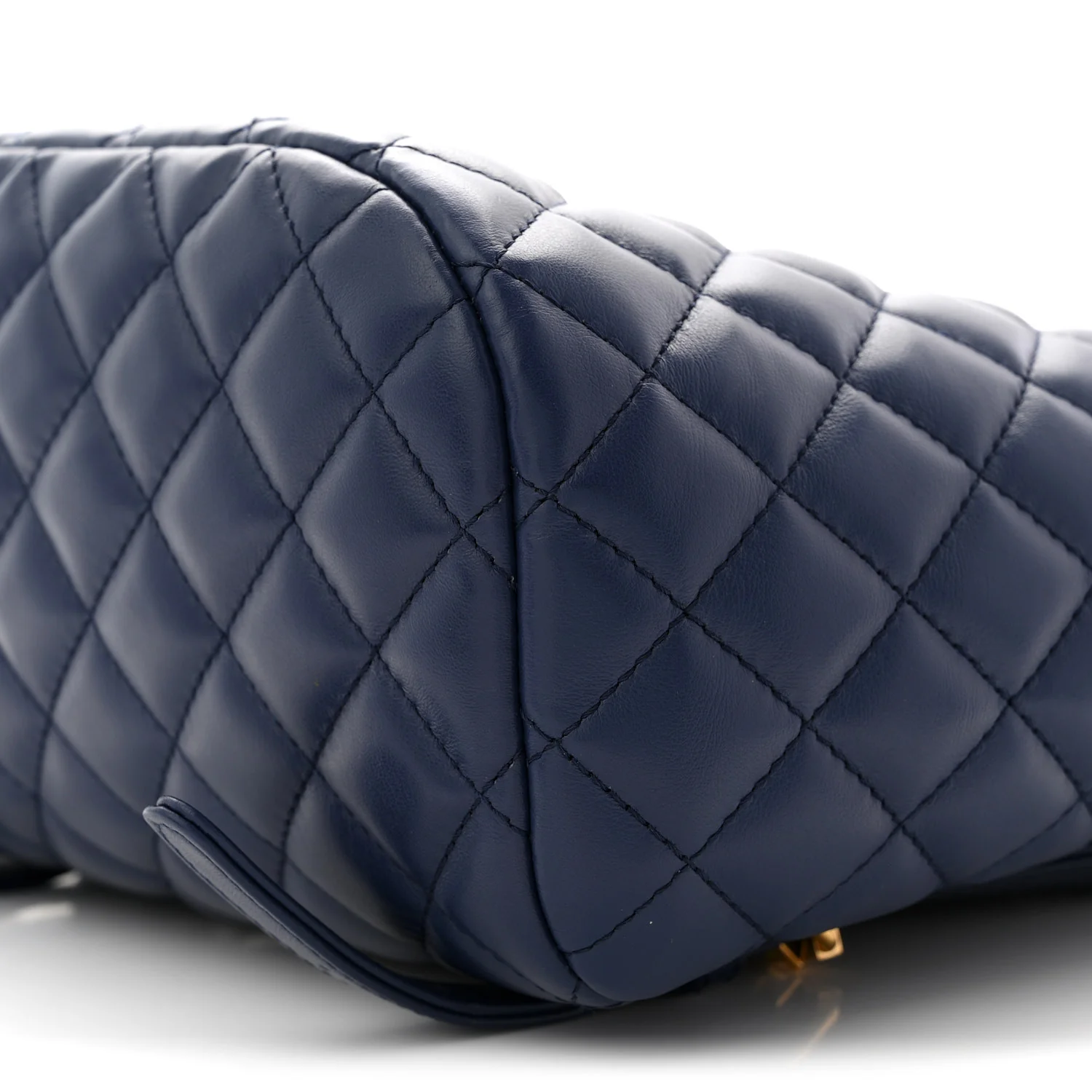 Calfskin Quilted Small Urban Spirit Backpack Navy - Image 10