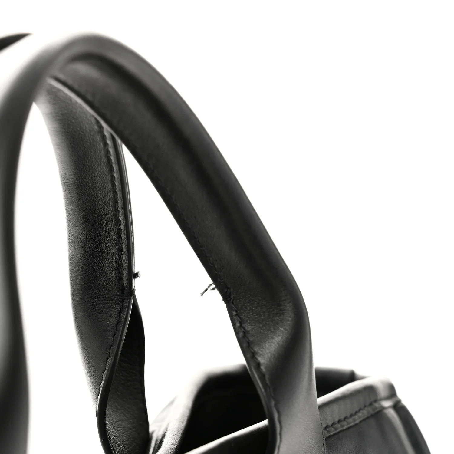 Calfskin Small Deauville Tote Black - Image 13