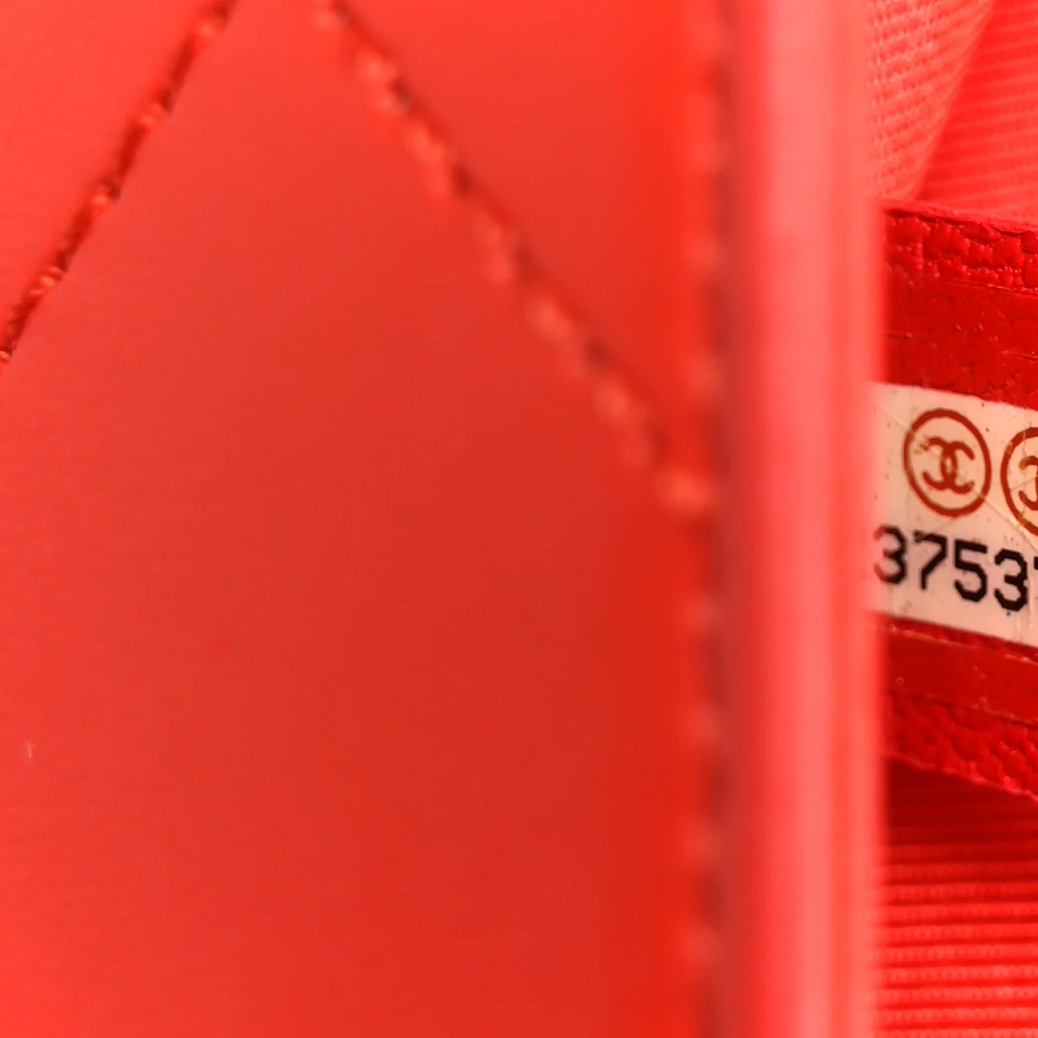 Calfskin Stitched Small Ring My Bag Flap Crossbody Red - Image 8