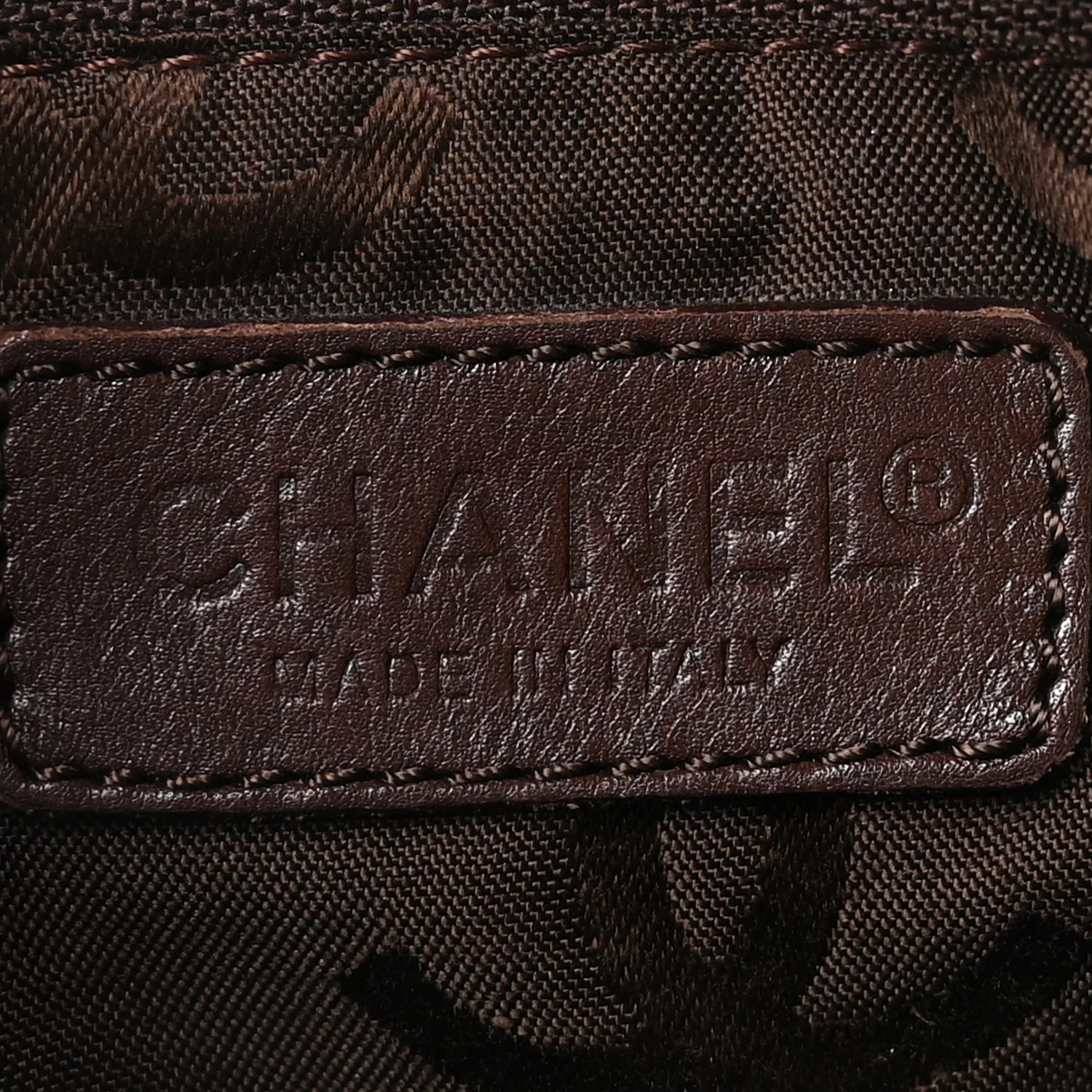 Calfskin Turnlock Shopper Tote Brown - Image 7