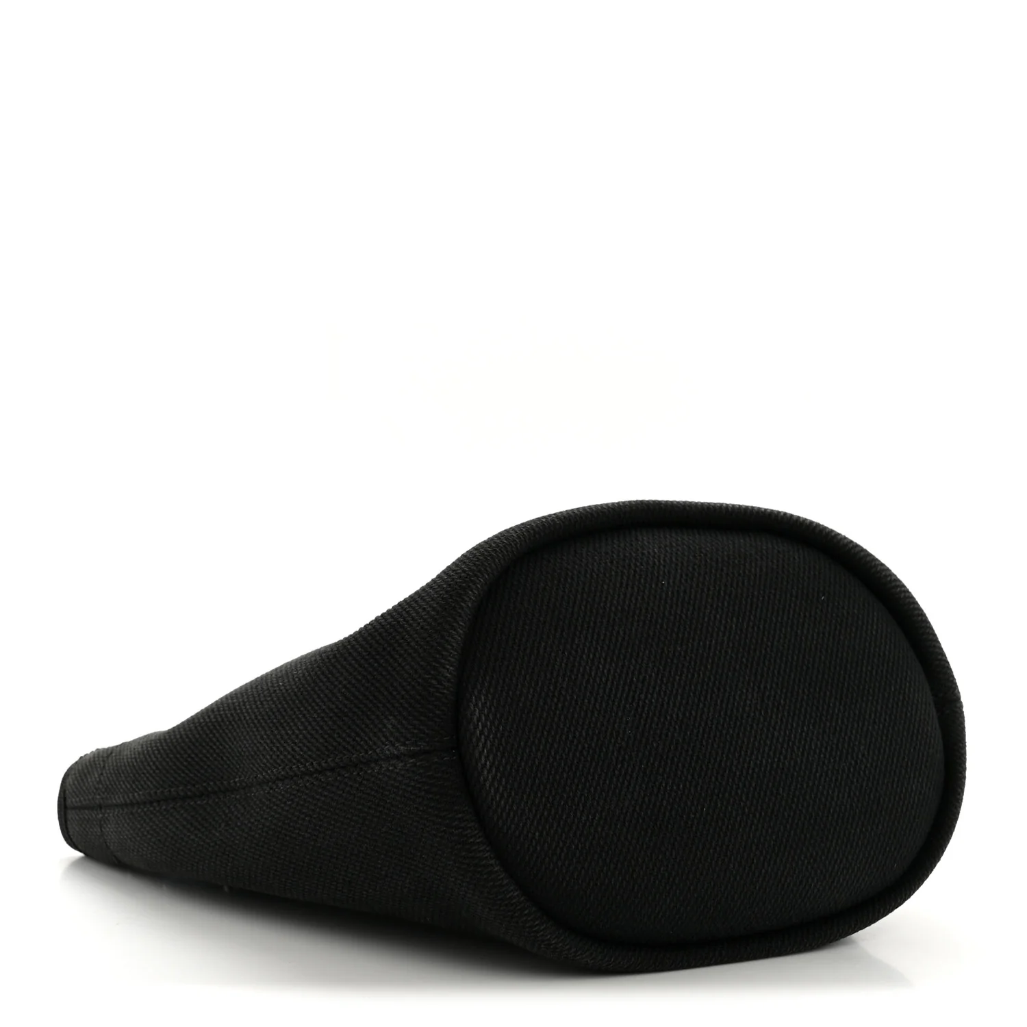 Canvas Deauville Drawstring Bucket Bag Black - Image 4